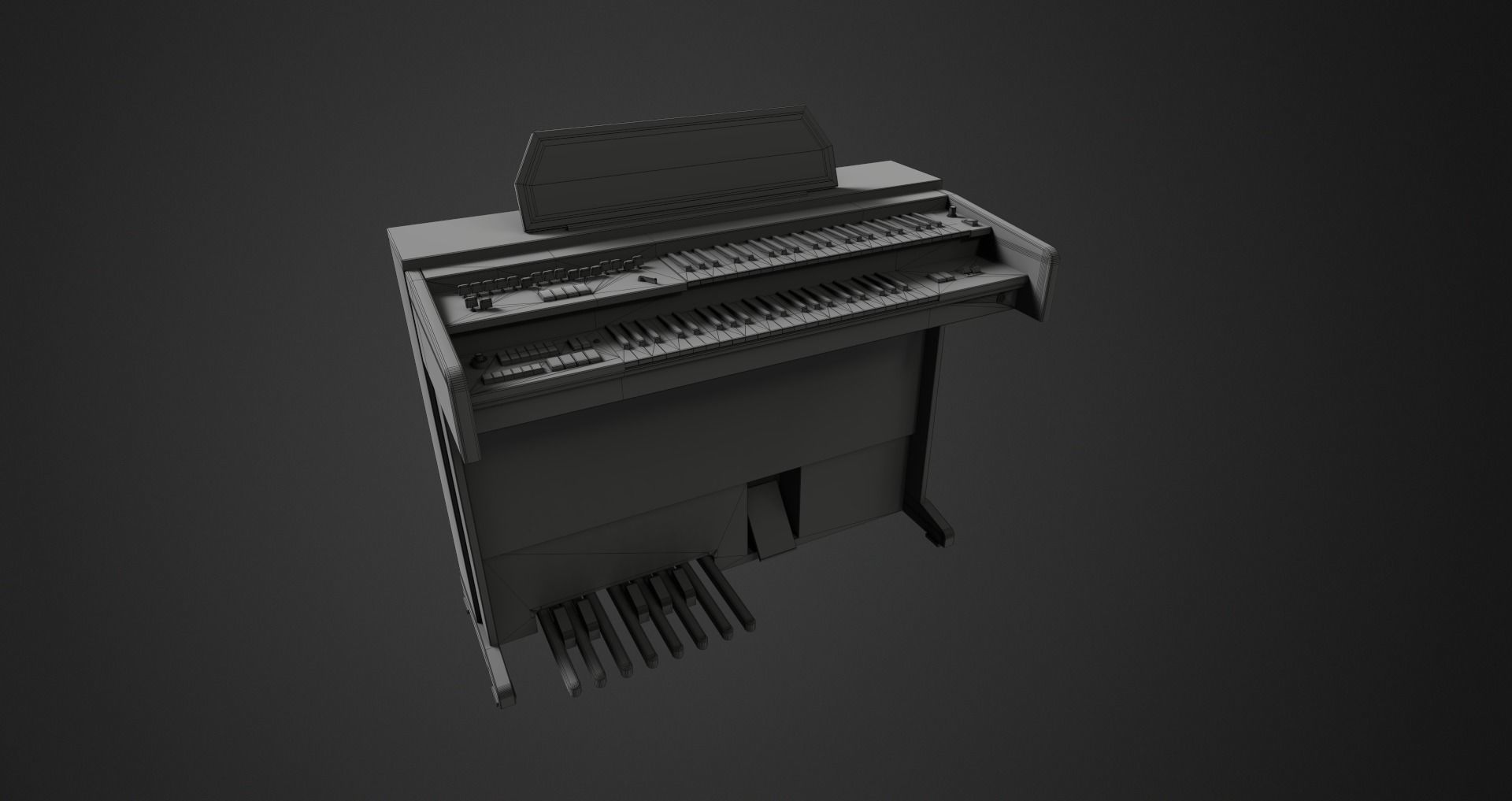Low-Poly Musical Instruments Pack Low-poly 3D model_26