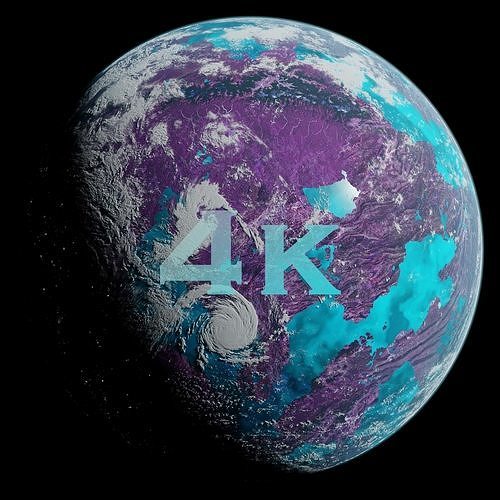 Terran Planet 09 Version 2 - 4k Free 3D model