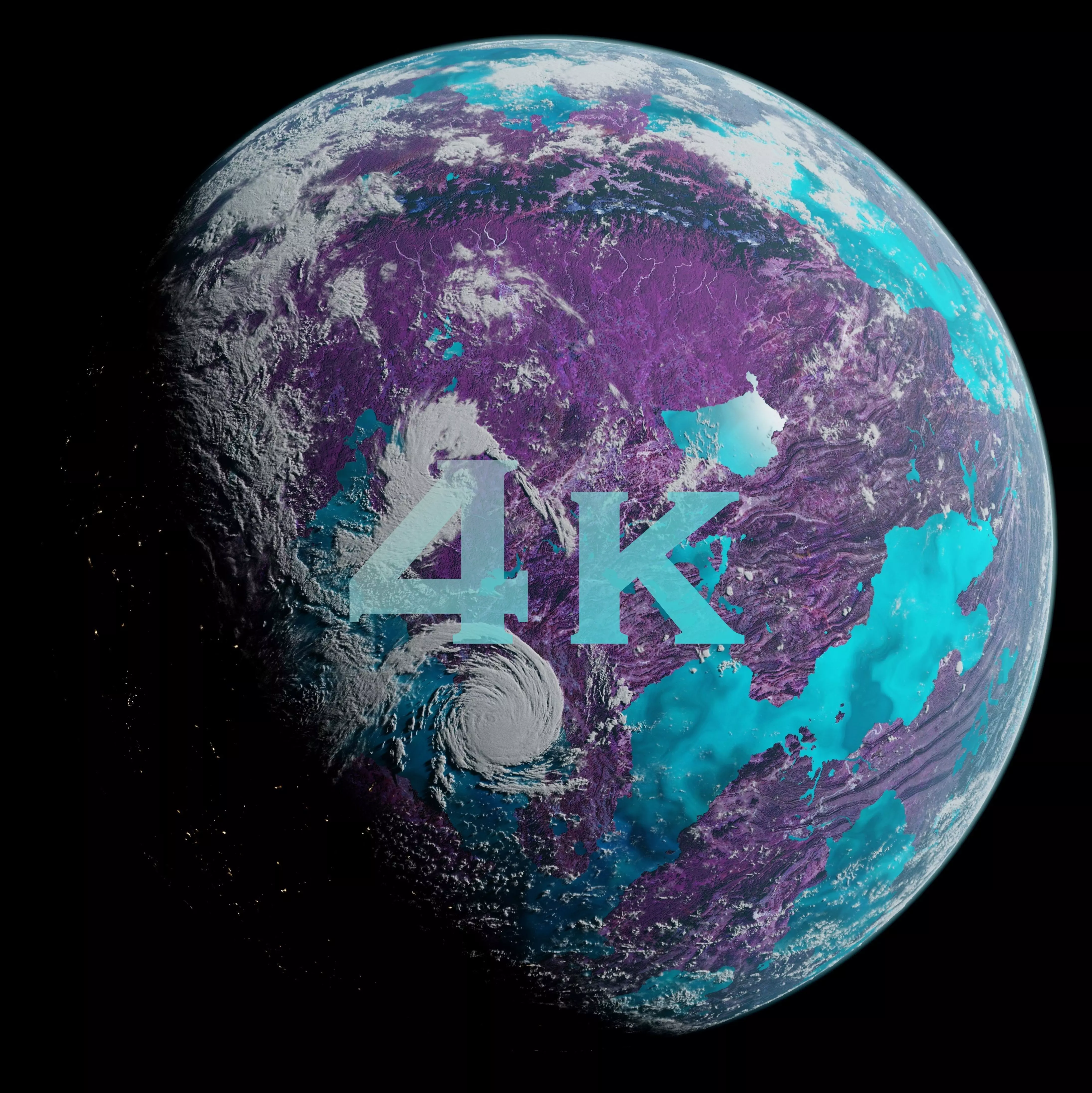Terran Planet 09 Version 2 - 4k Free 3D model