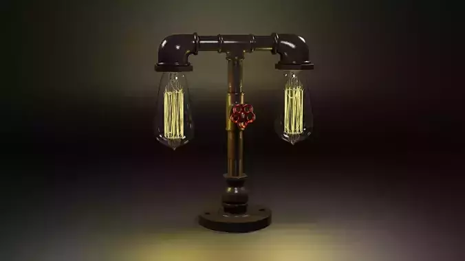 Table lamp 3D model