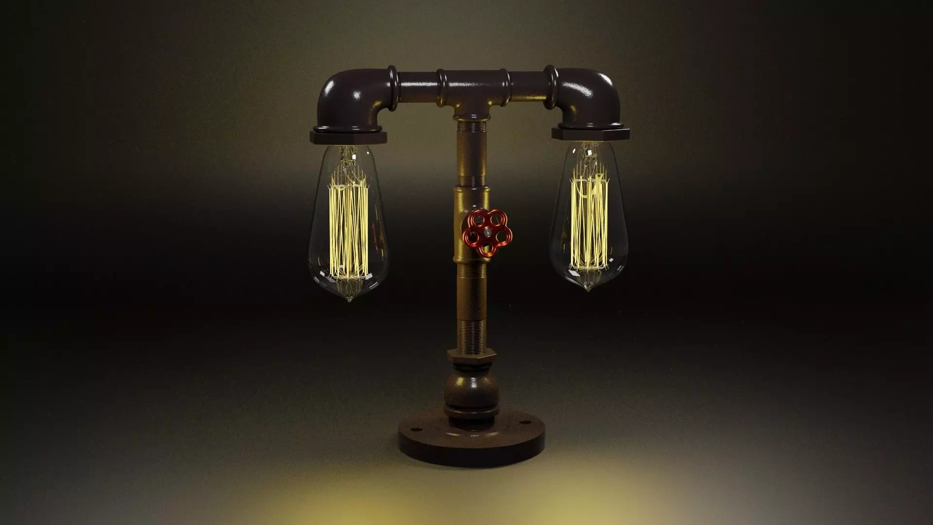 Table lamp 3D model_0