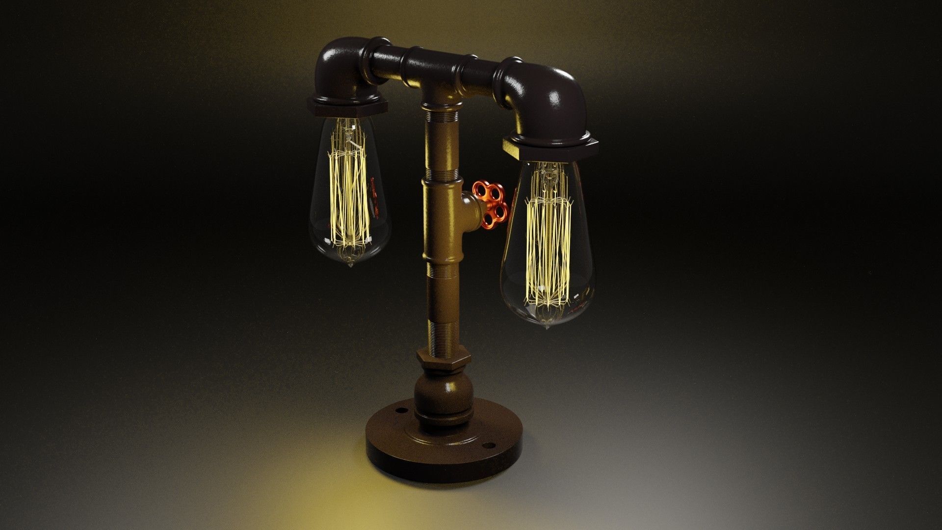 Table lamp 3D model_6
