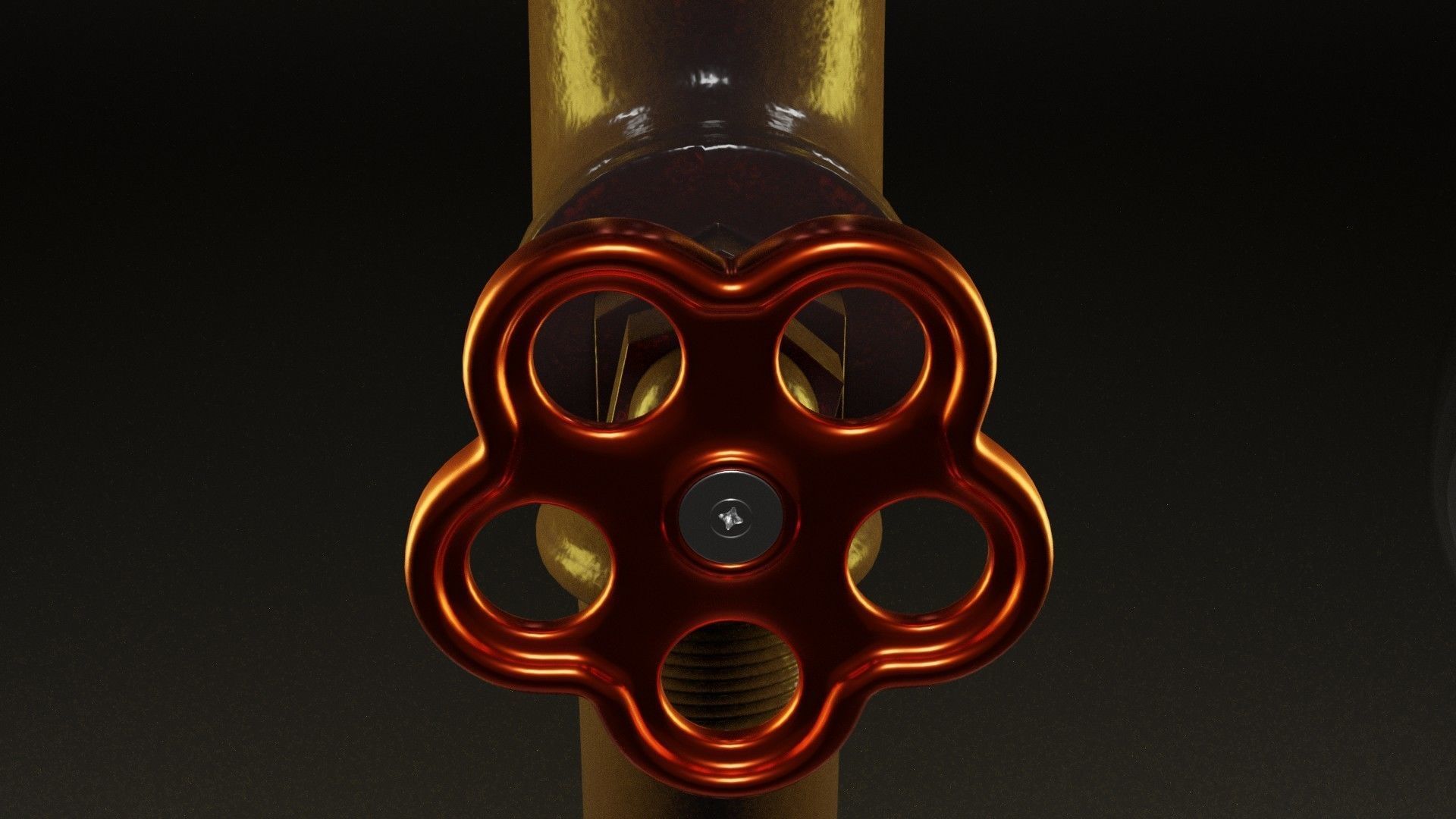 Table lamp 3D model_2