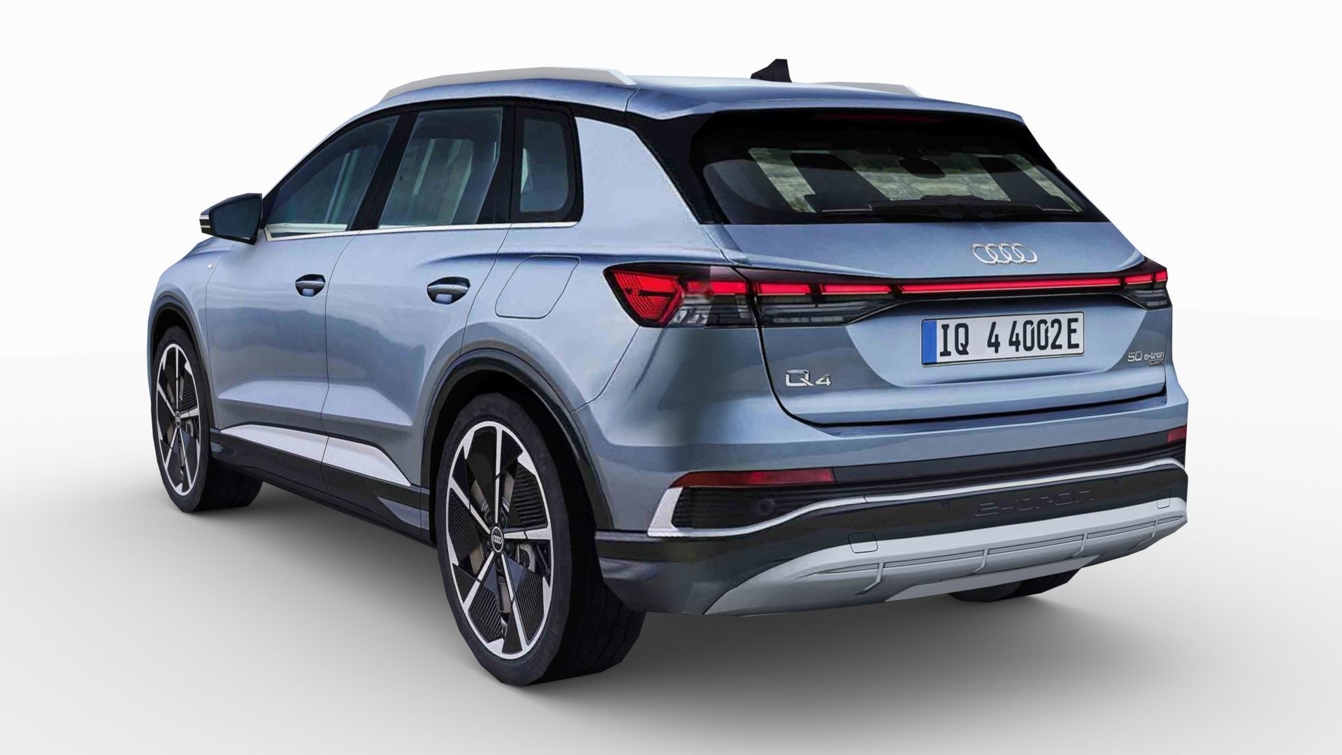 Audi Q4  e-tron 2022 Low-poly 3D model_4