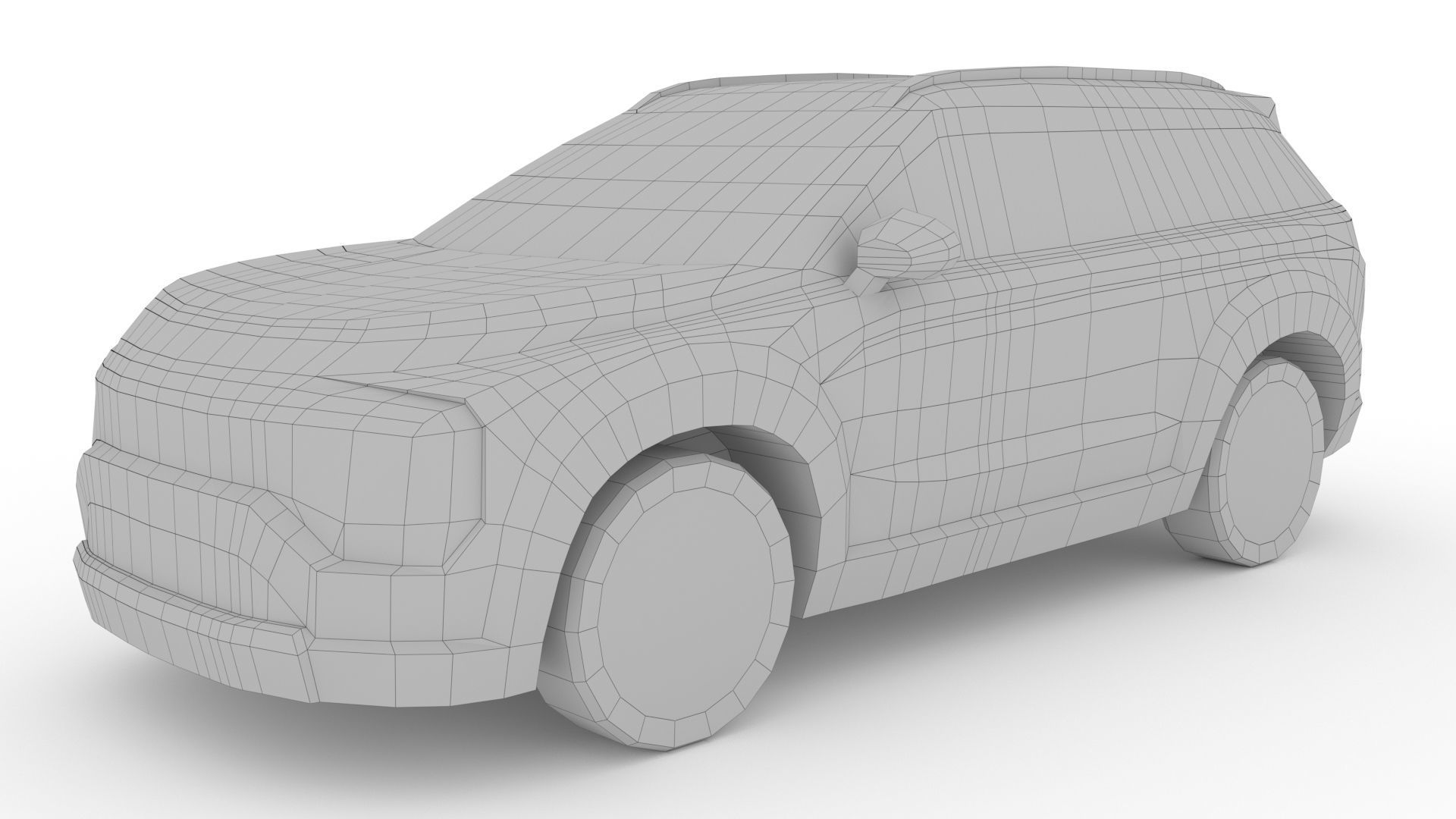 SUV 5 low poly car collection _10