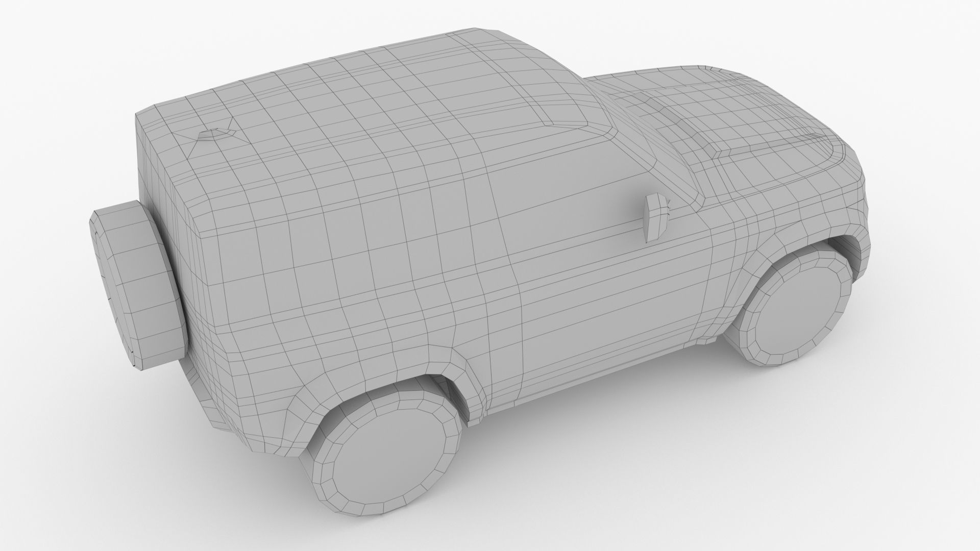 SUV 5 low poly car collection _4