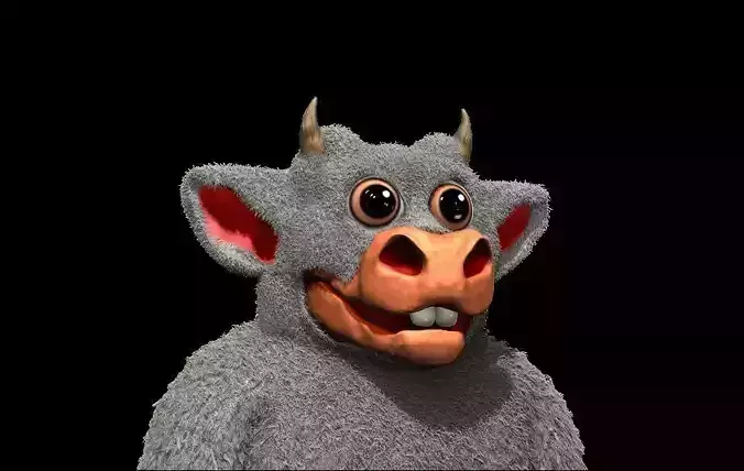 Cow Cartoon Character