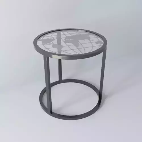 Map Coffee Table 3D model