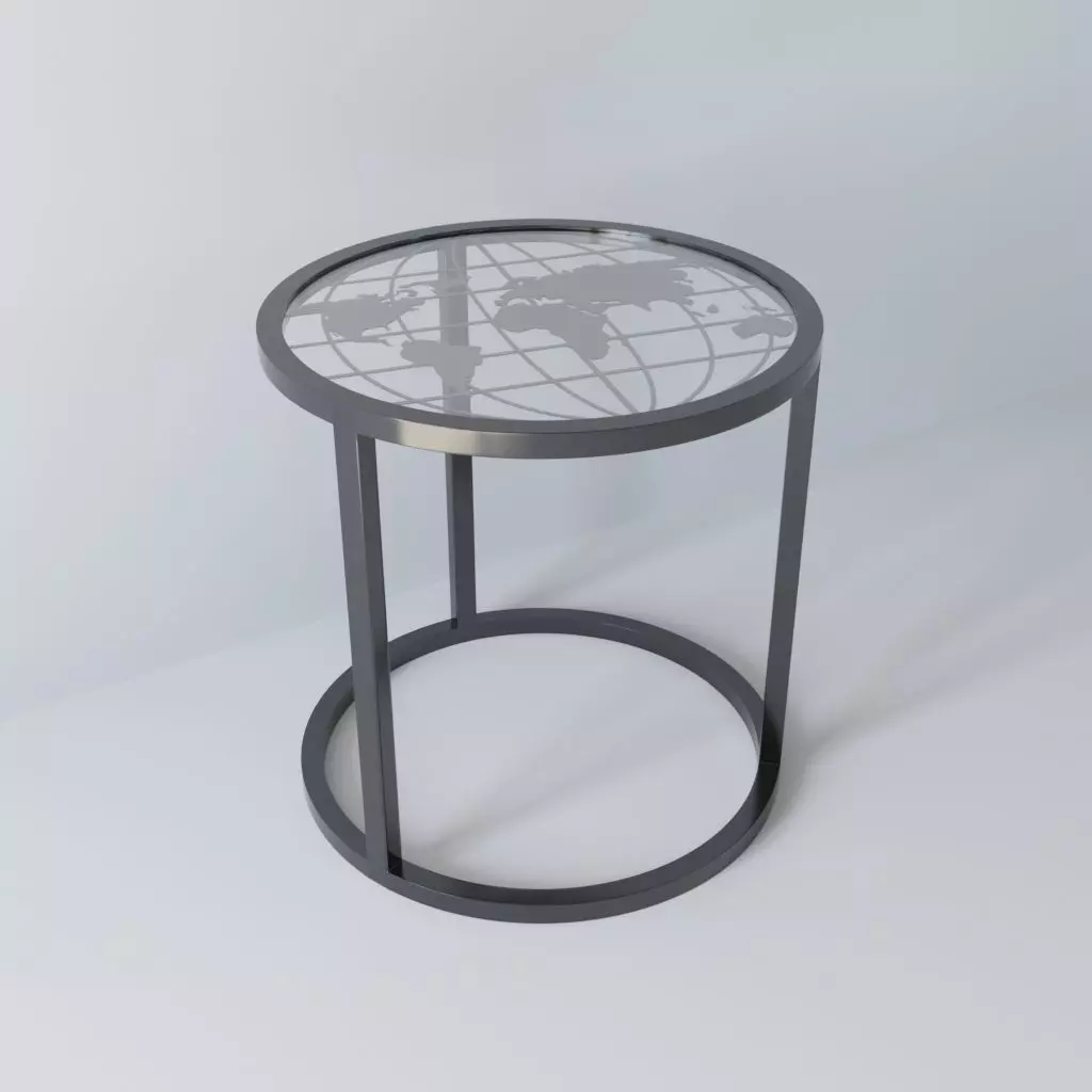 Map Coffee Table 3D model