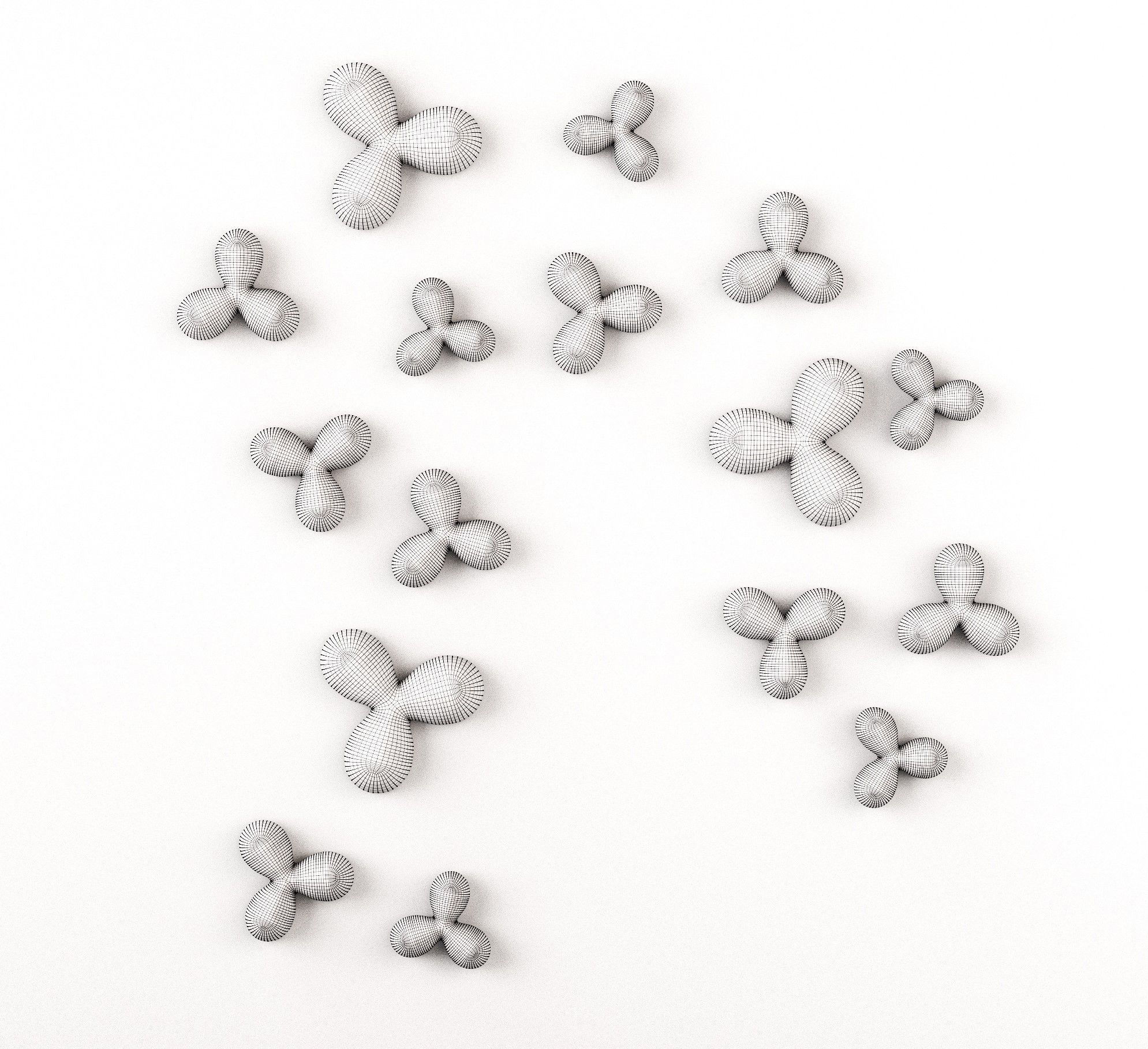 Frangipani Flora Collection 3D model_2