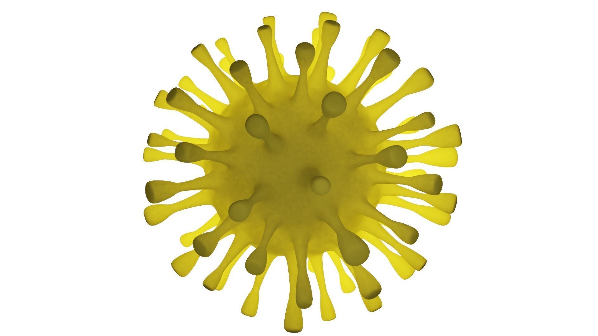 Coronavirus COVID-19 Low-poly 3D model_1