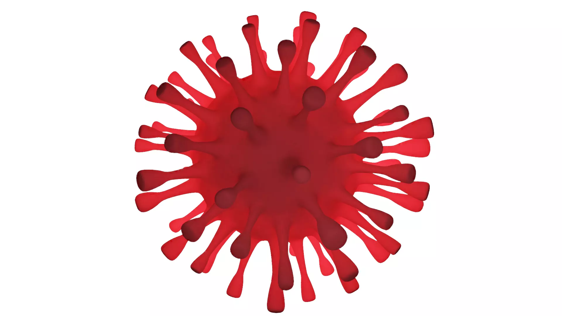 Coronavirus COVID-19 Low-poly 3D model_0