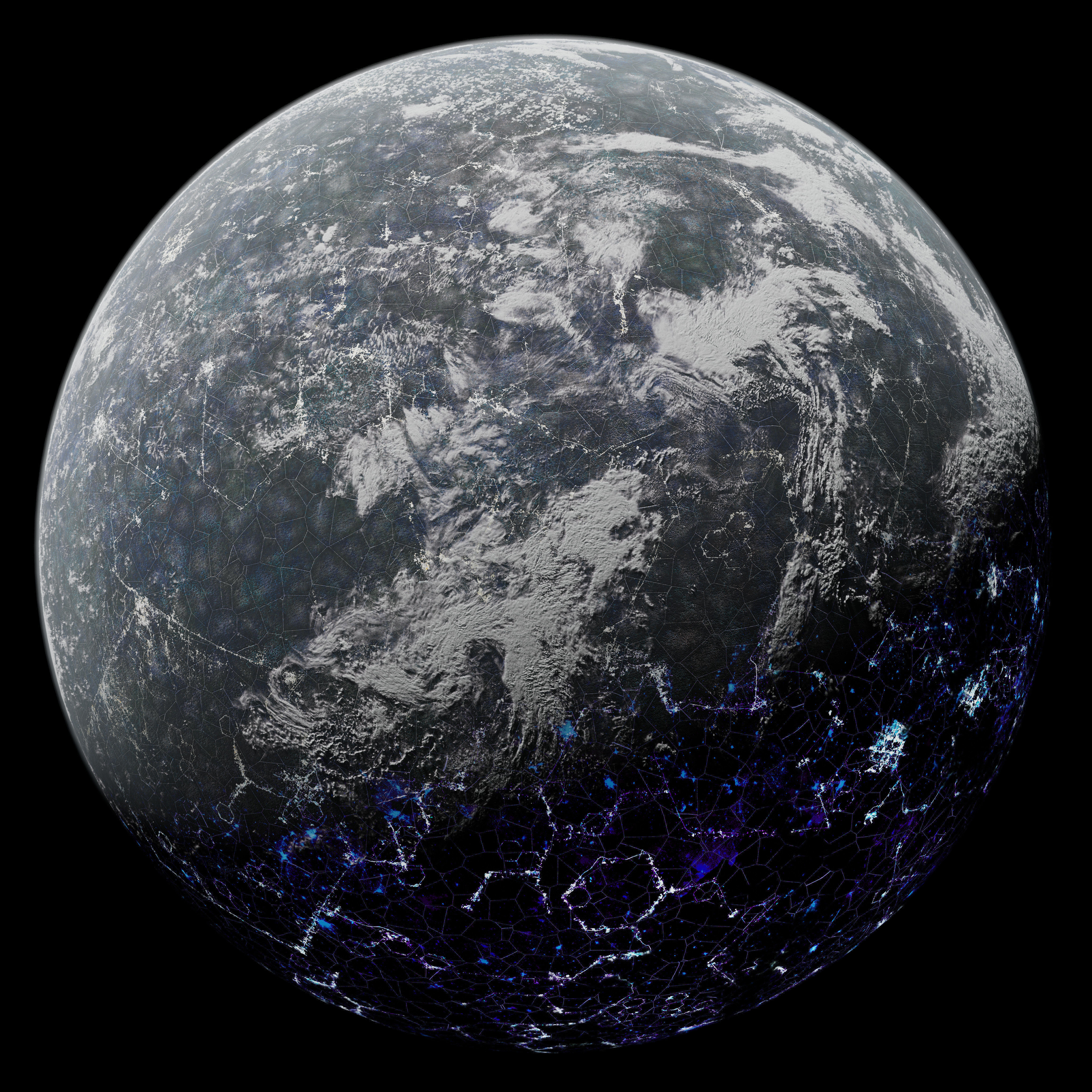 Exotic Planet 02 - 16k 3D model_8