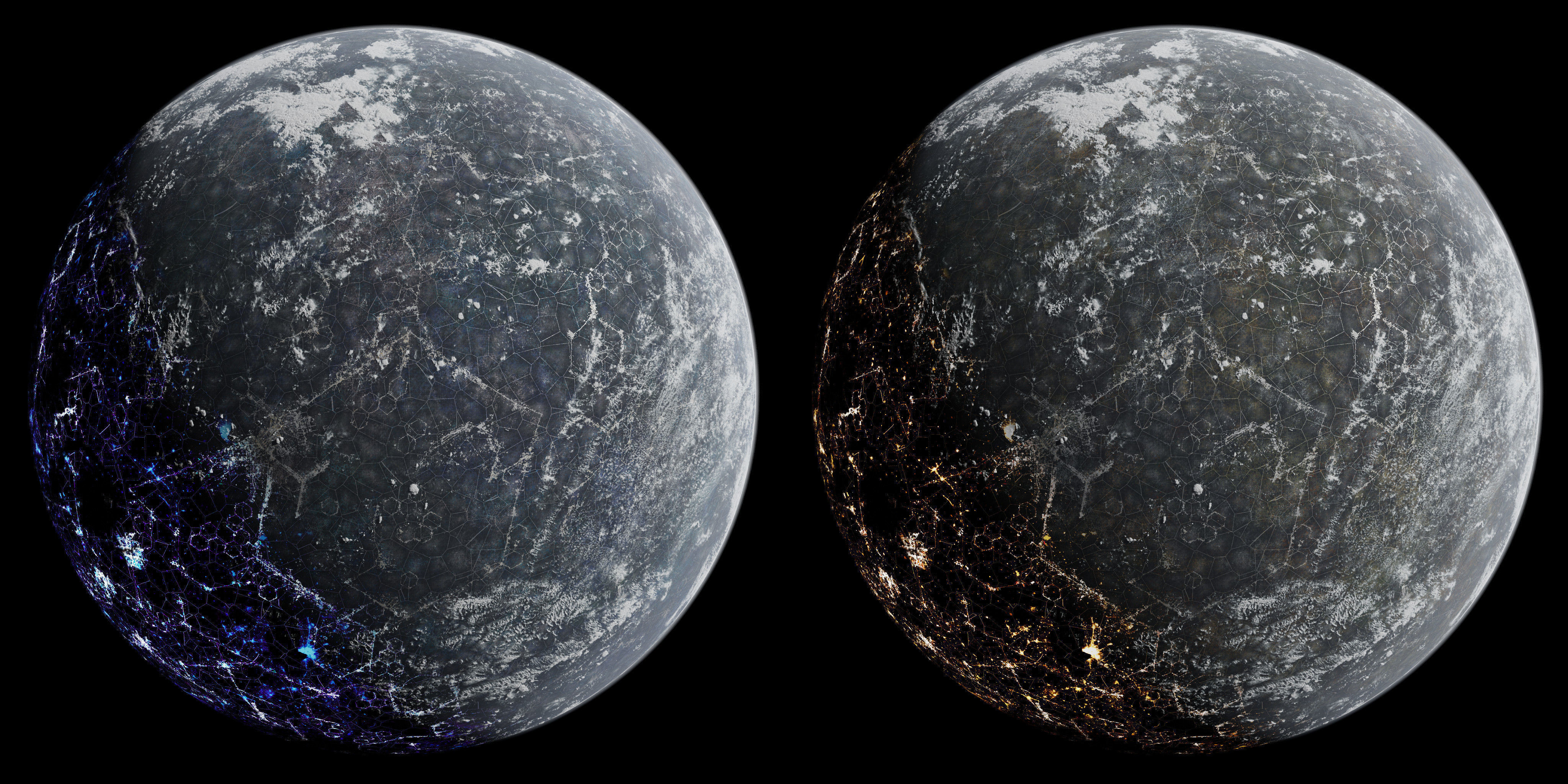 Exotic Planet 02 - 16k 3D model_4