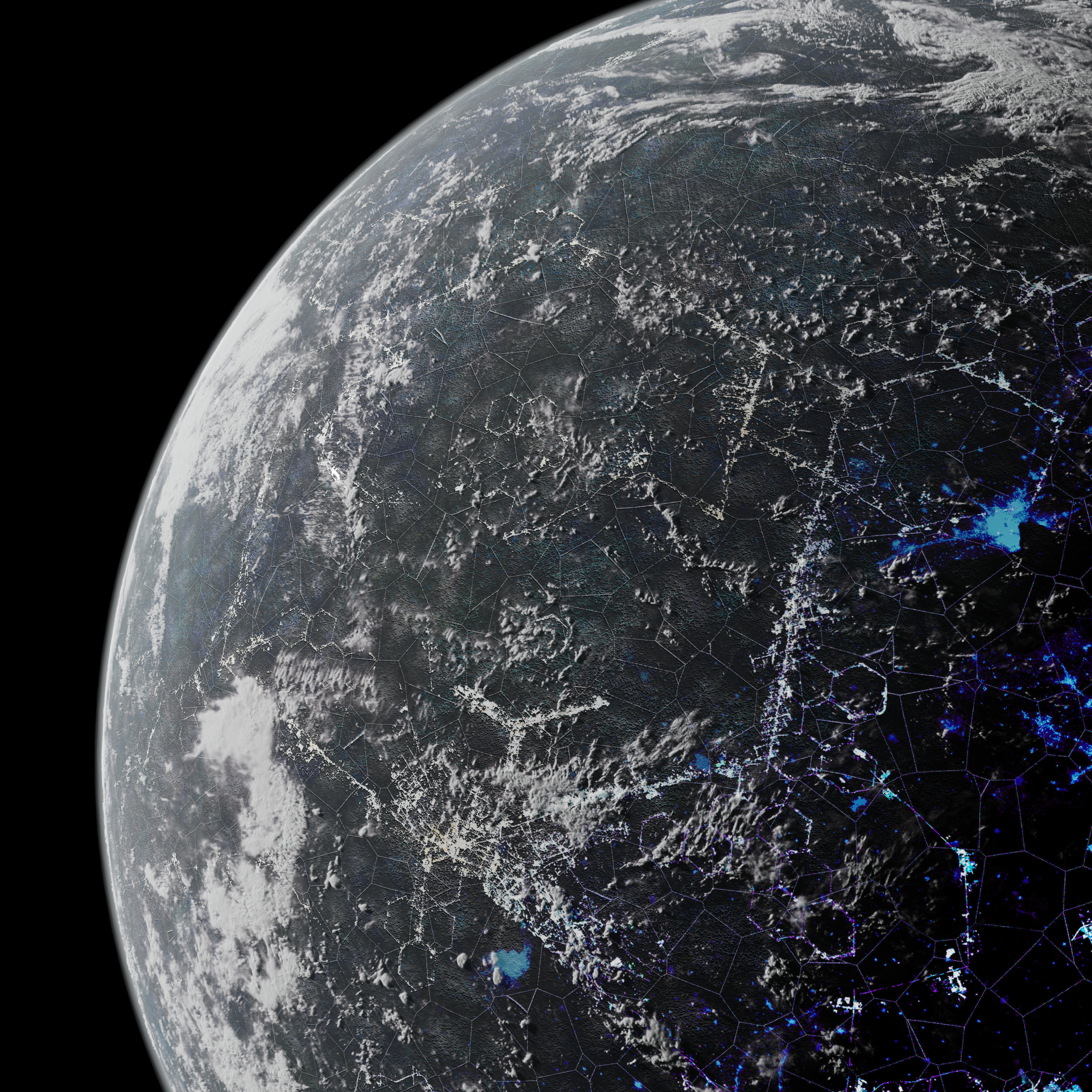 Exotic Planet 02 - 16k 3D model_7