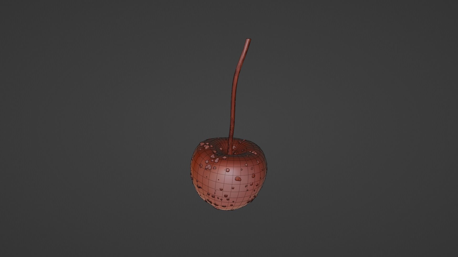  Cherry with water  3D model 3D model_19