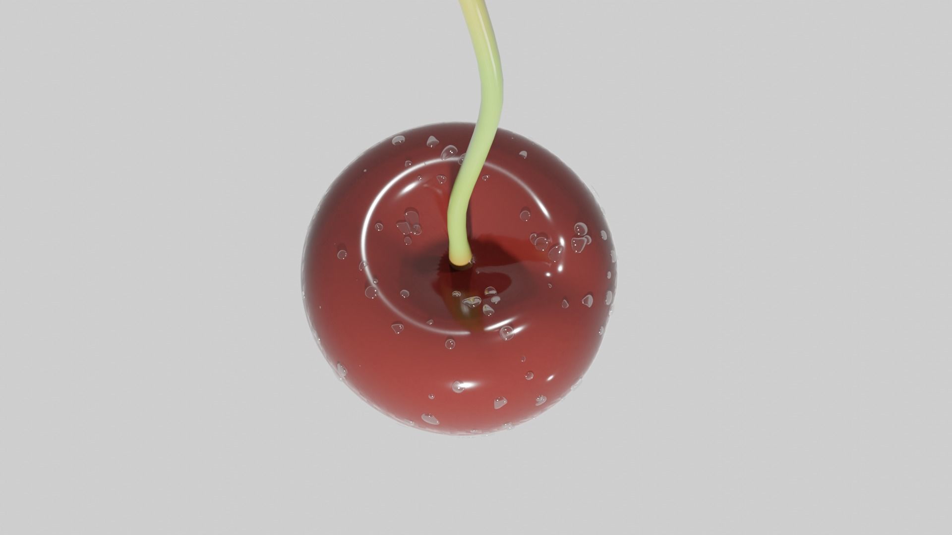  Cherry with water  3D model 3D model_5