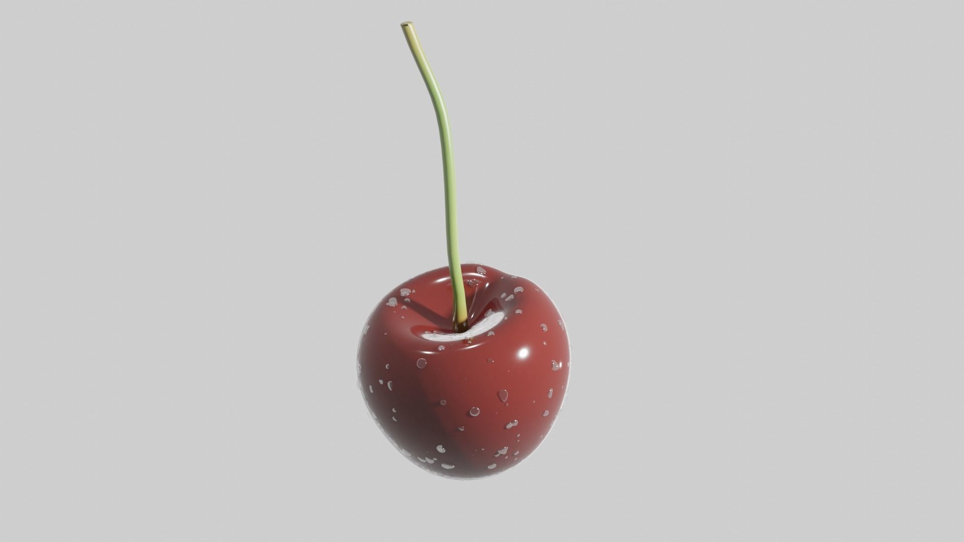  Cherry with water  3D model 3D model_6