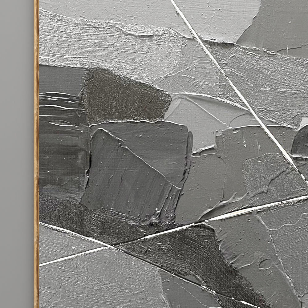 Plaster two square photo frames 07 Low-poly 3D model_5