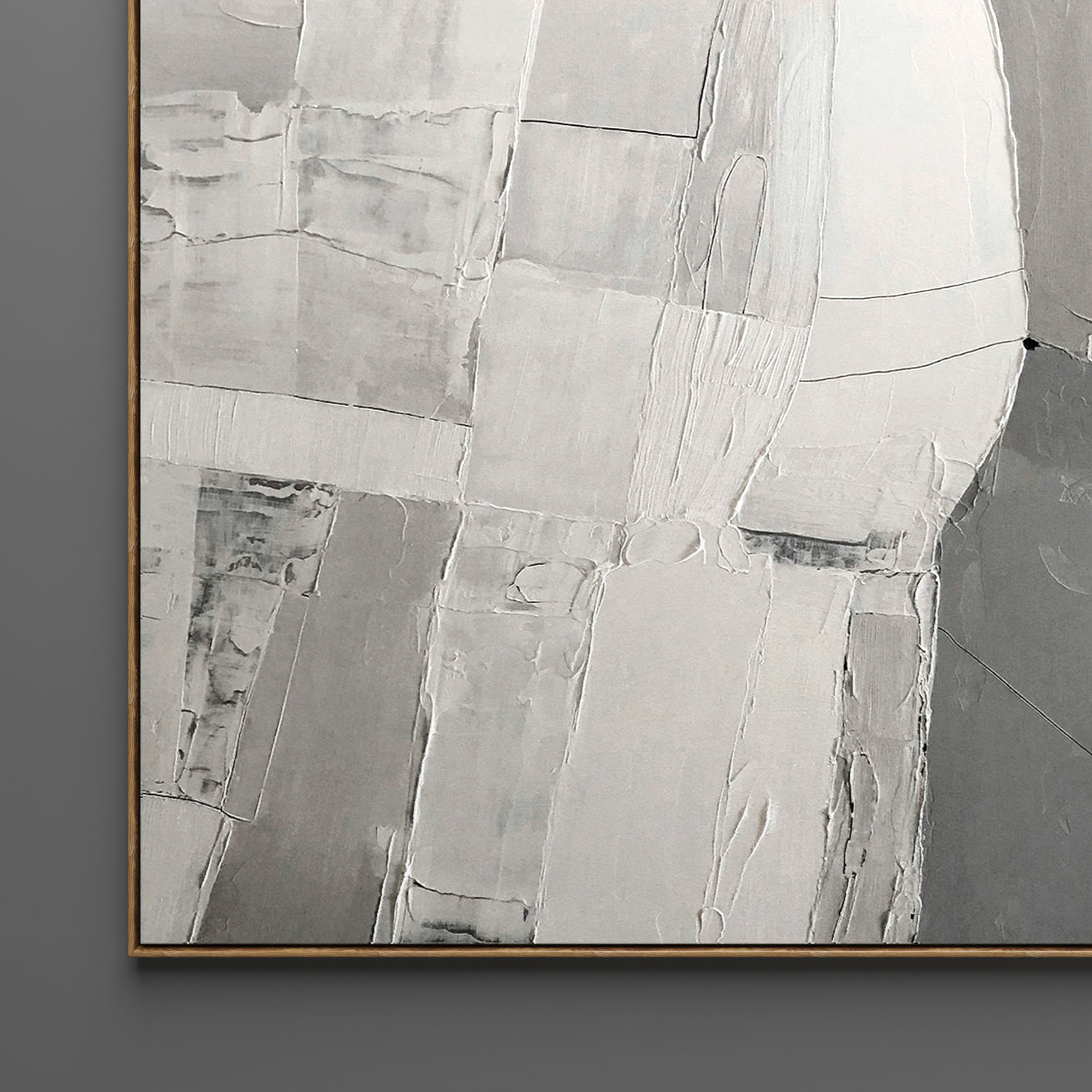 Plaster two square photo frames 08 Low-poly 3D model_5