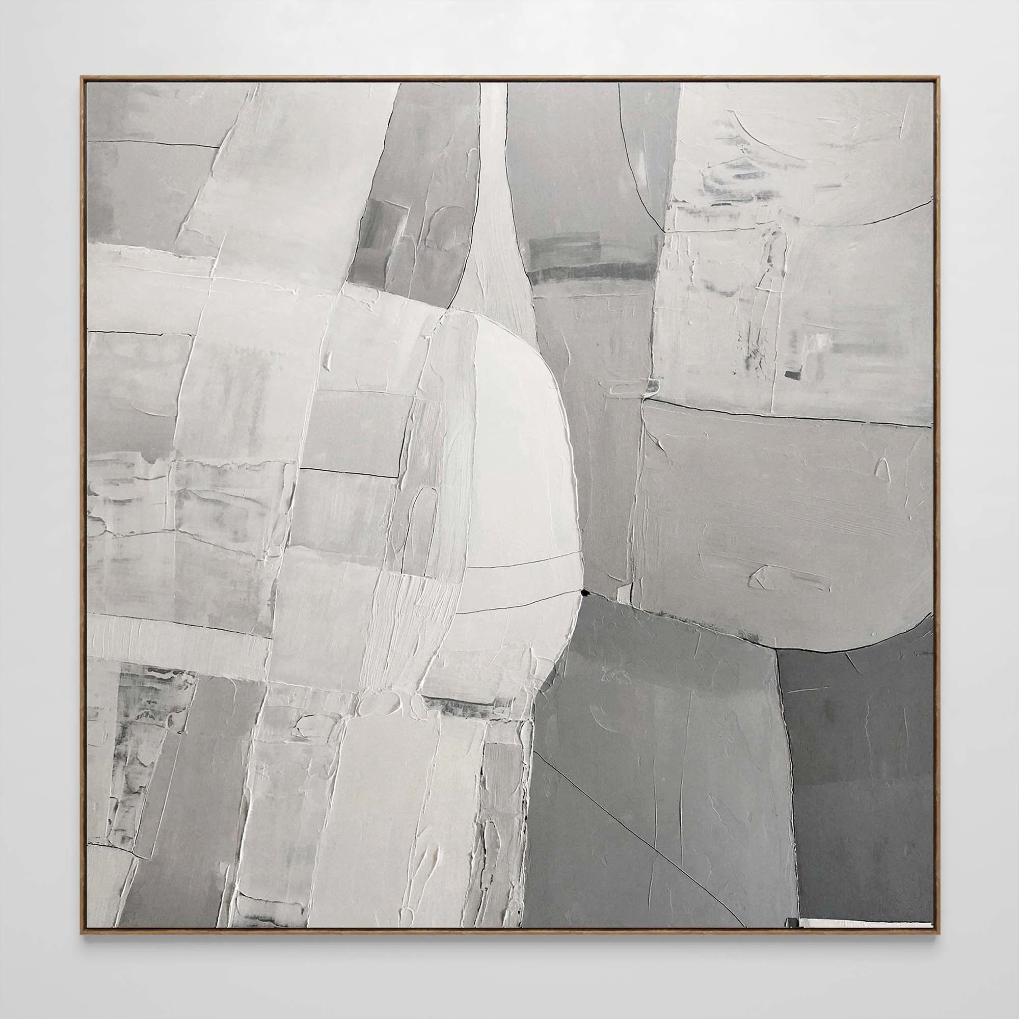 Plaster two square photo frames 08 Low-poly 3D model_1