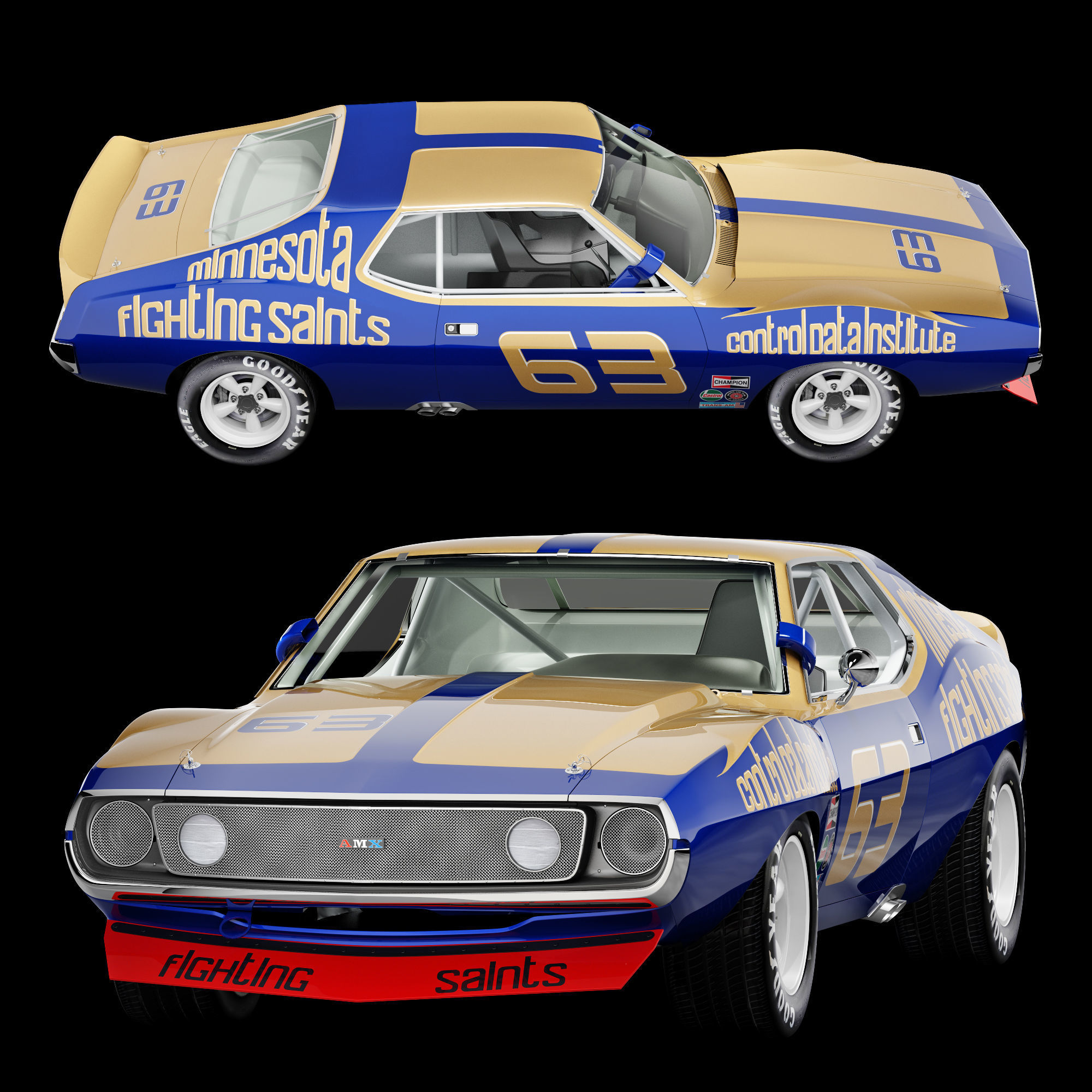 AMC Bill Collins javelin 3D model_12