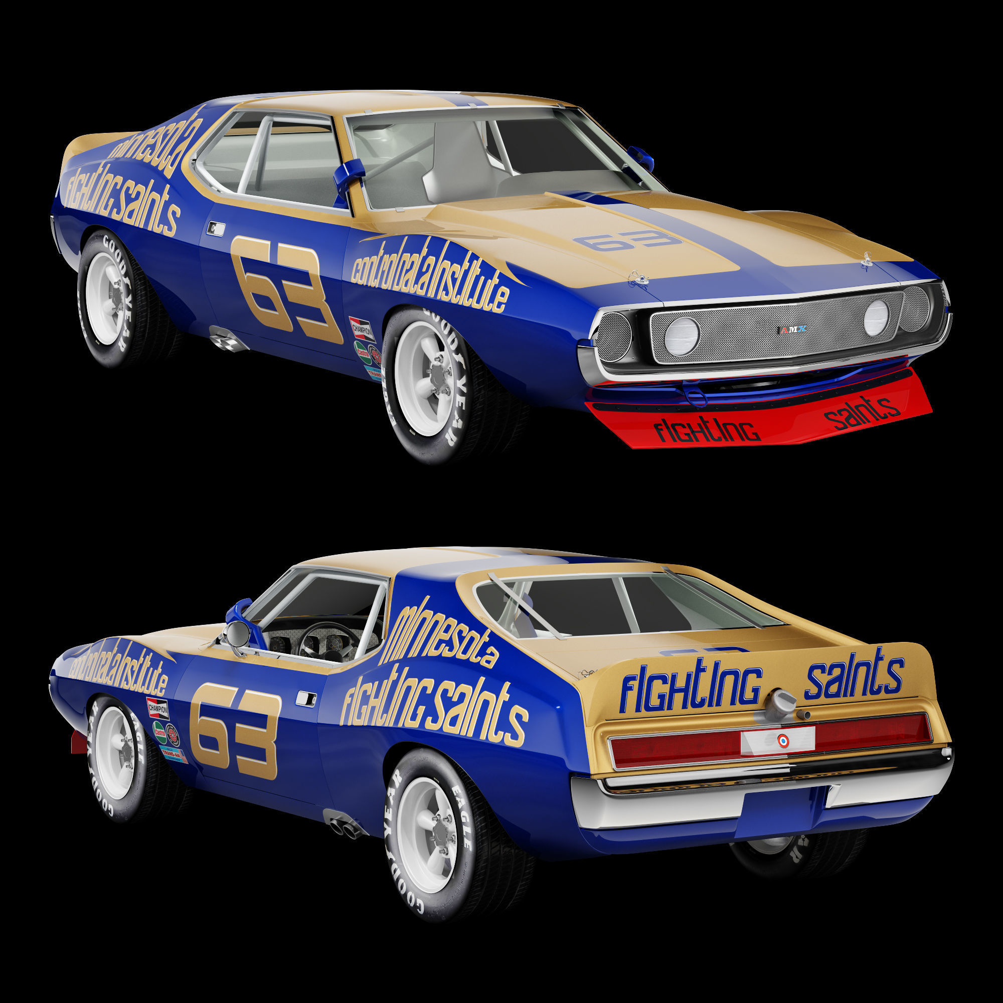 AMC Bill Collins javelin 3D model_8