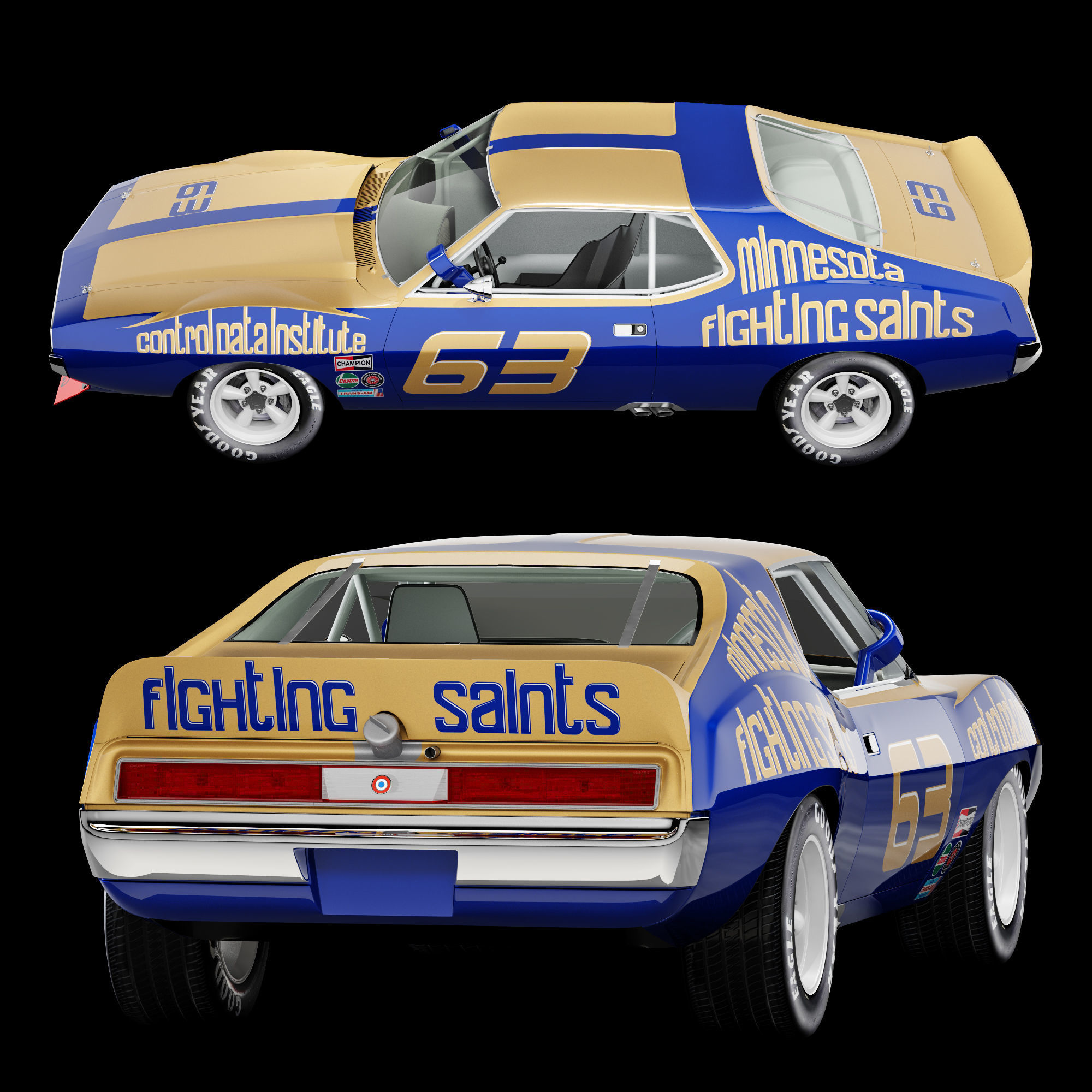 AMC Bill Collins javelin 3D model_13