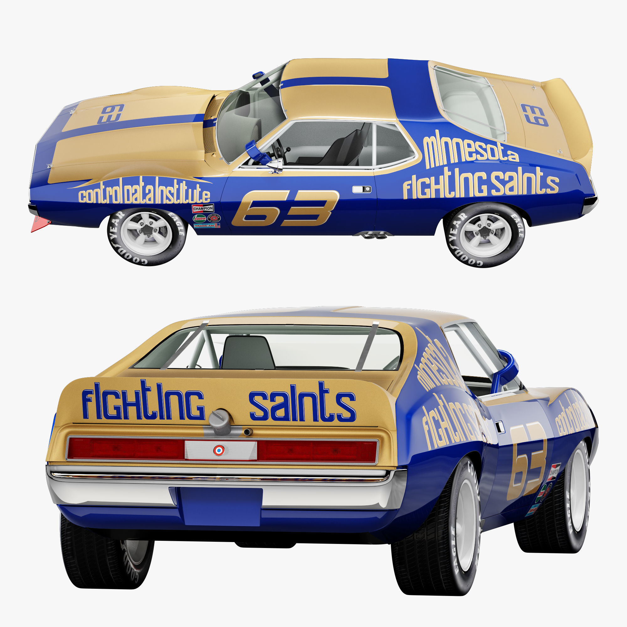 AMC Bill Collins javelin 3D model_5