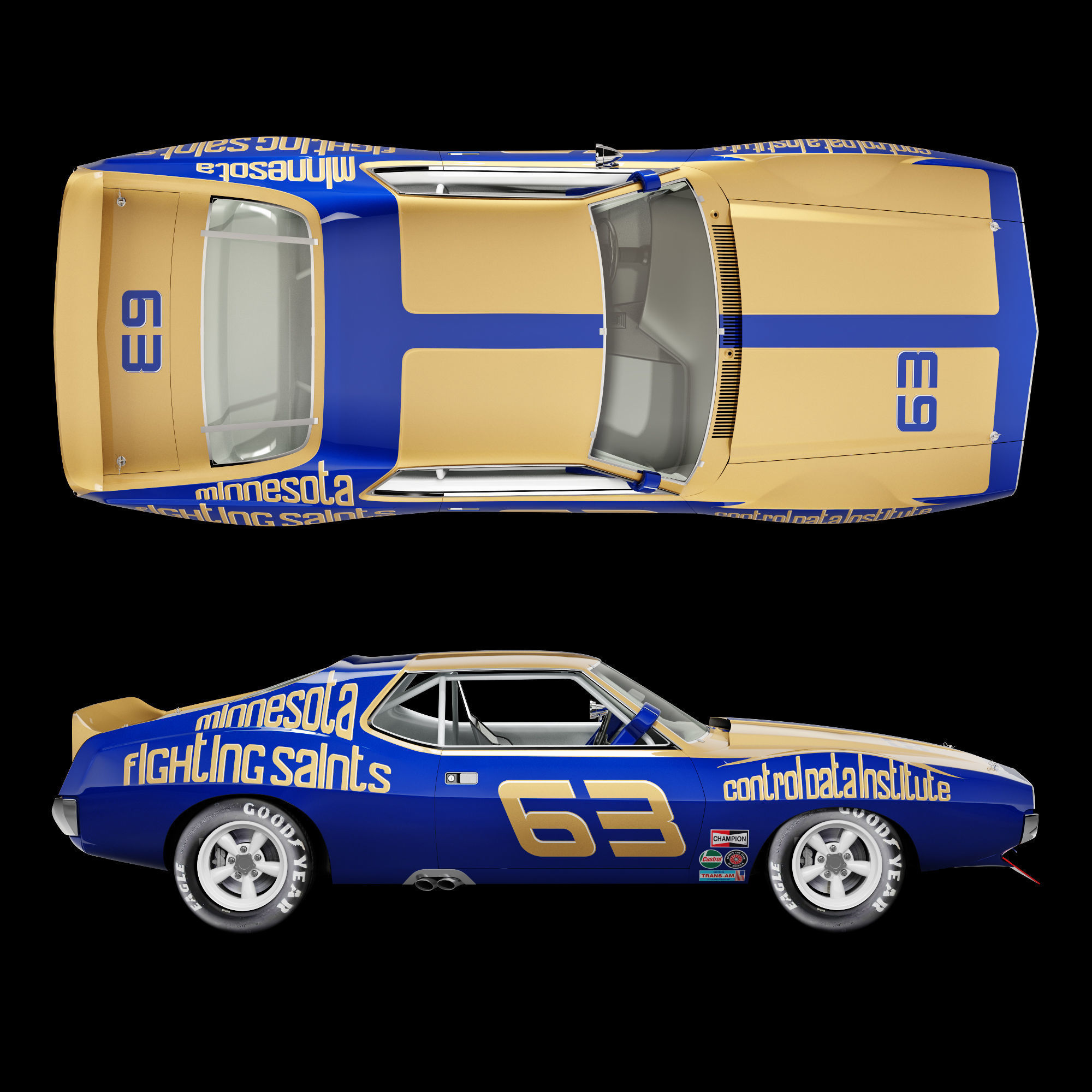 AMC Bill Collins javelin 3D model_9
