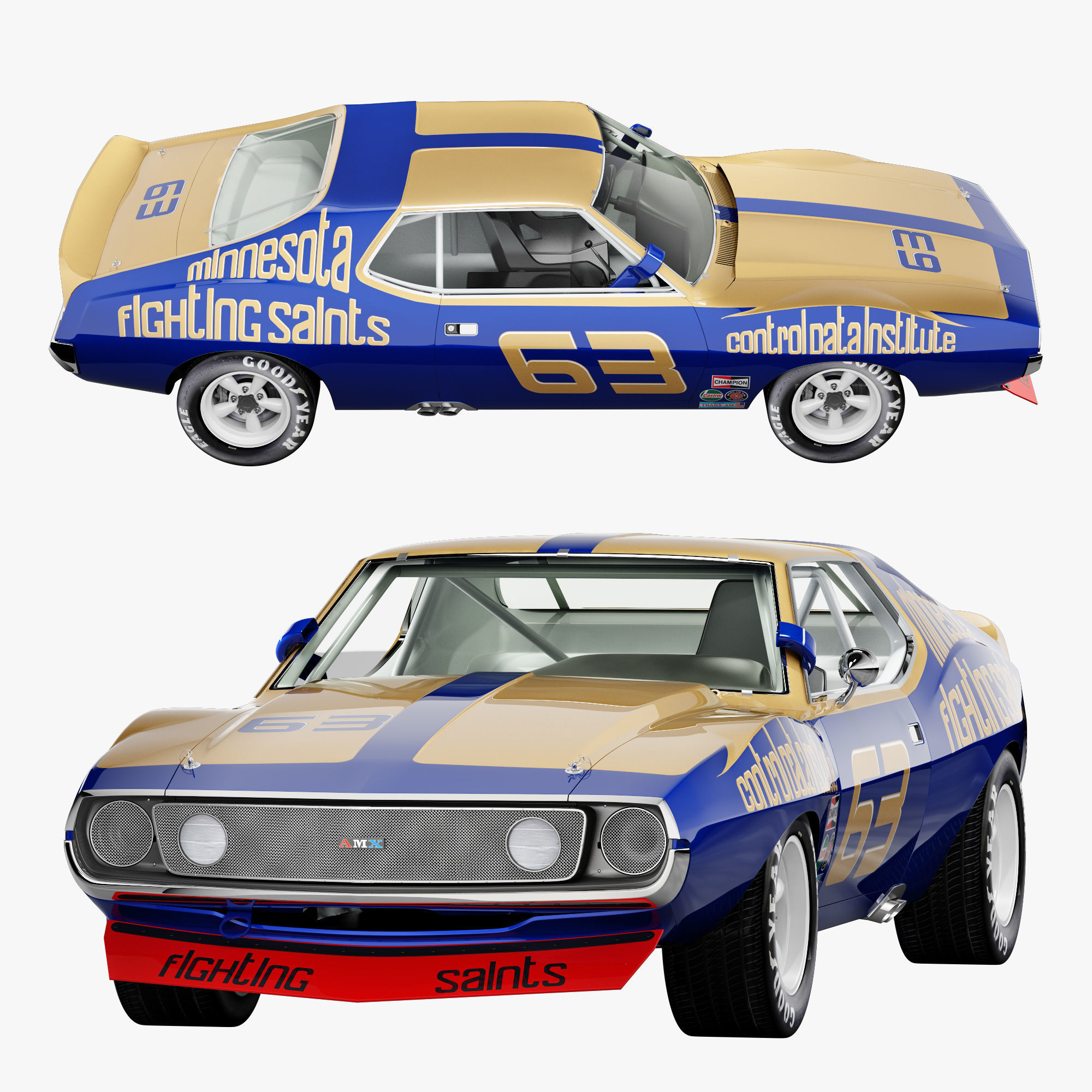 AMC Bill Collins javelin 3D model_4