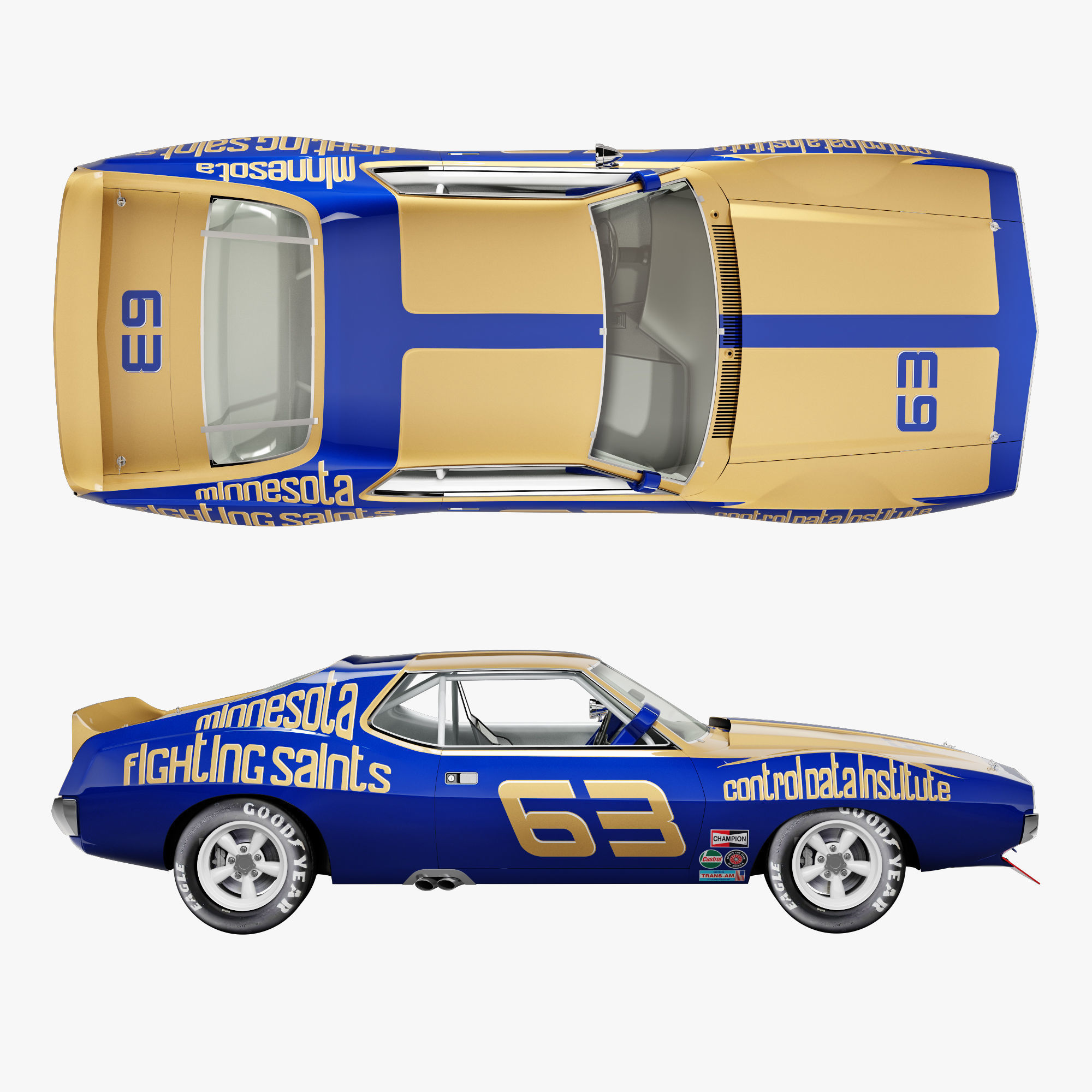 AMC Bill Collins javelin 3D model_1