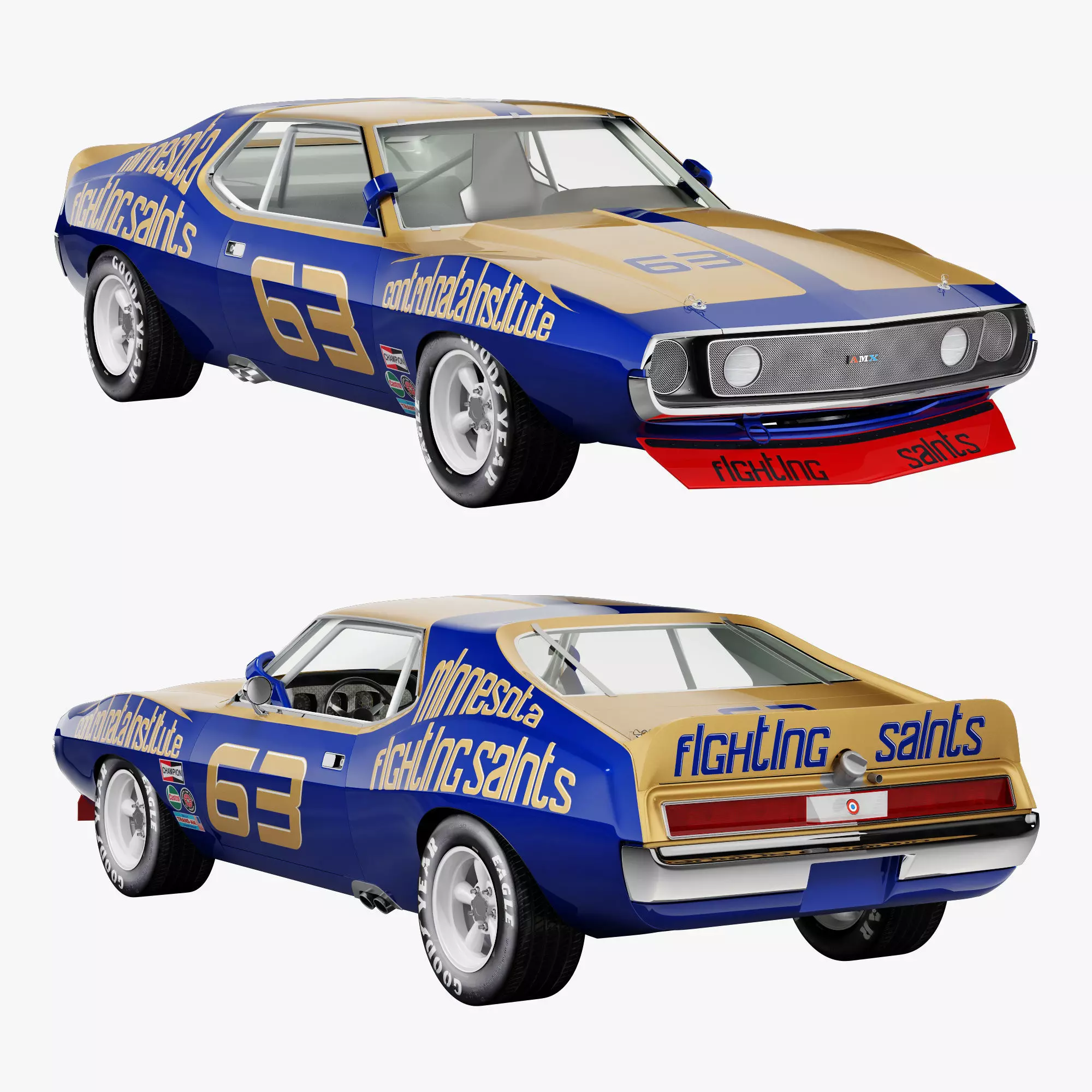 AMC Bill Collins javelin 3D model_0