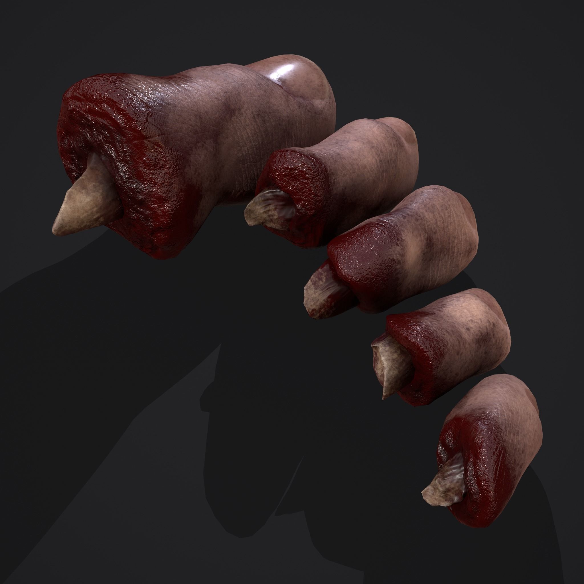 Severed Body Parts Medium Pack 3D Model Collection_26