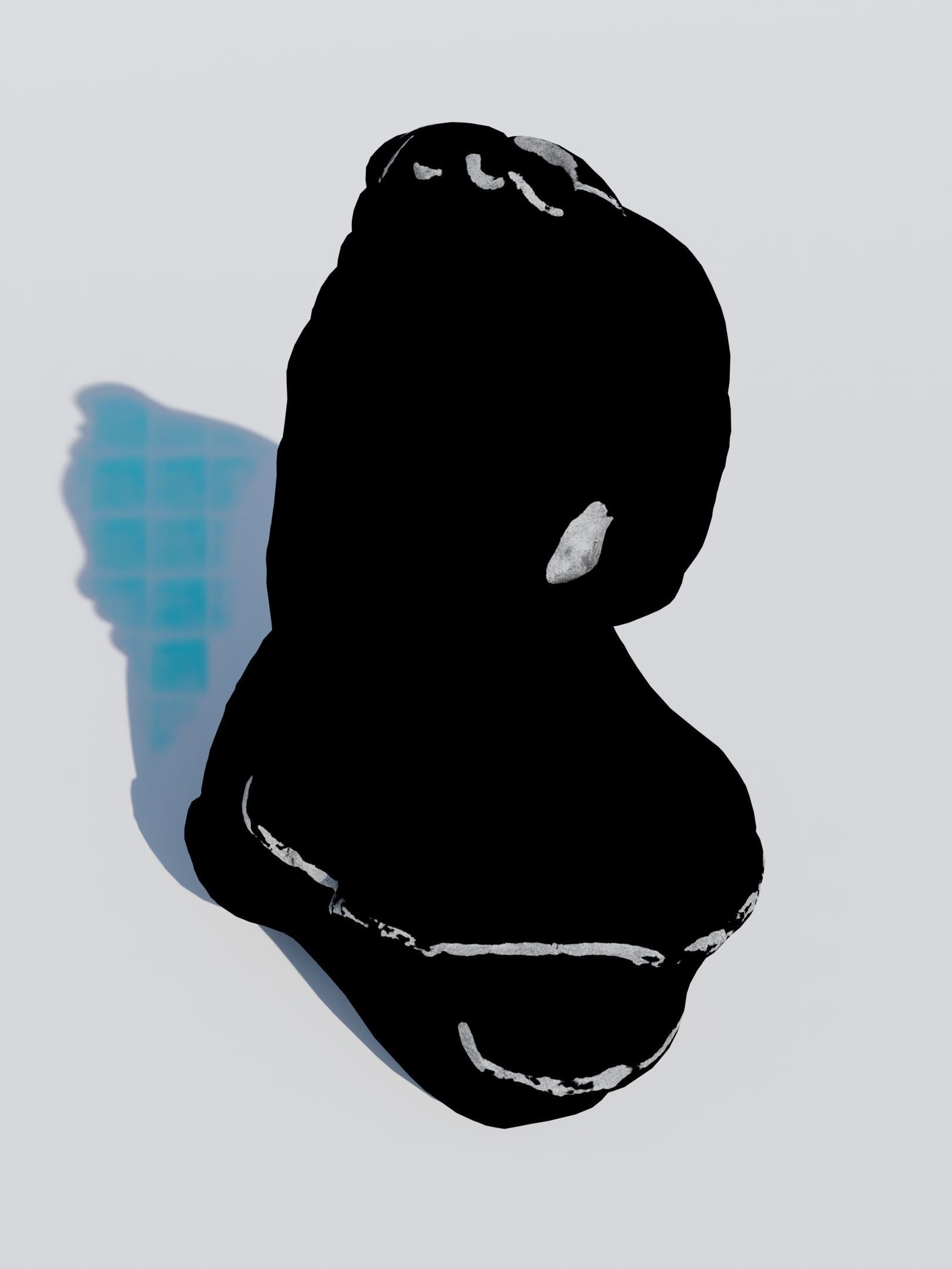 Namoradeira bust of african woman Low-poly 3D model_5