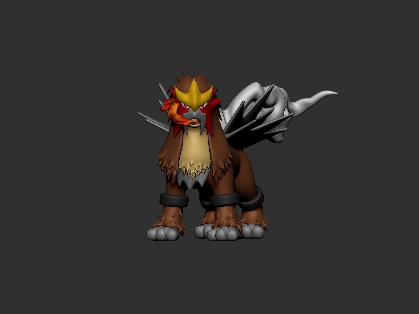 pokemon legendary beasts pack 3D print model_2