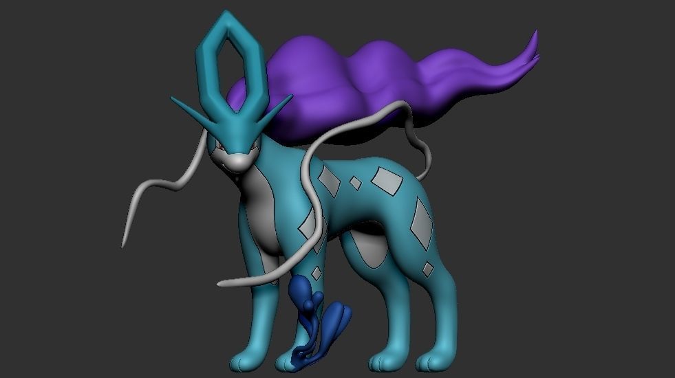 pokemon legendary beasts pack 3D print model_14