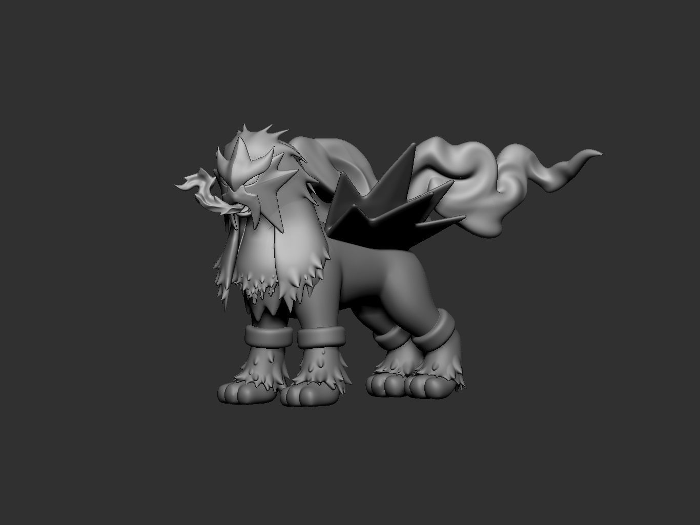 pokemon legendary beasts pack 3D print model_5