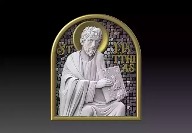 saint Matthias apostle CNC 3D PRINTING MODEL 3D print model