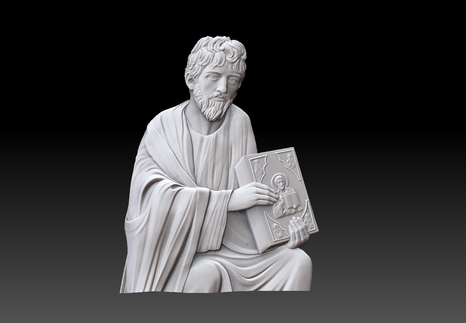 saint Matthias apostle CNC 3D PRINTING MODEL 3D print model_6