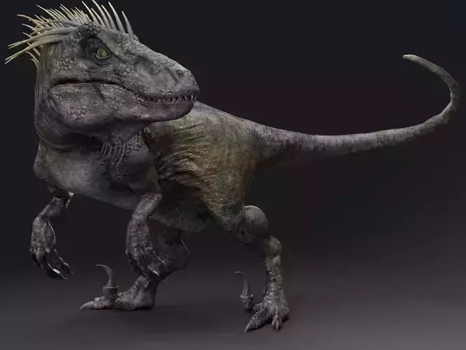 UtahRaptor PBR Project Low-poly 3D model