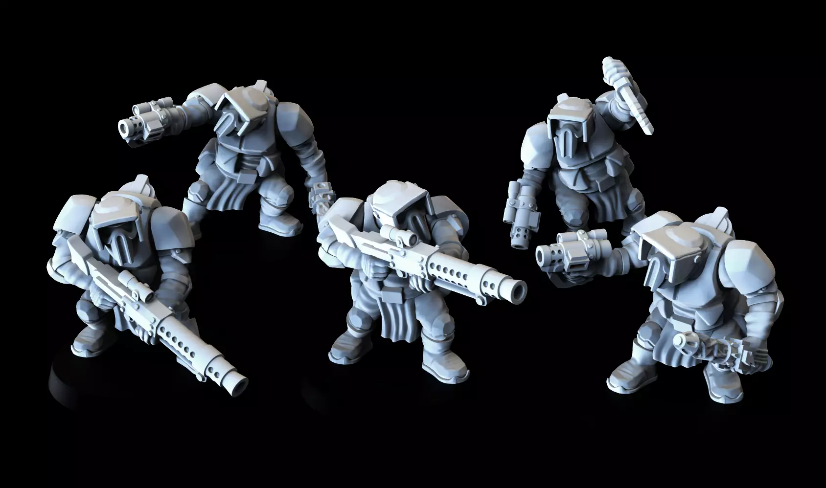 Skout Troopa Squad 3D print model