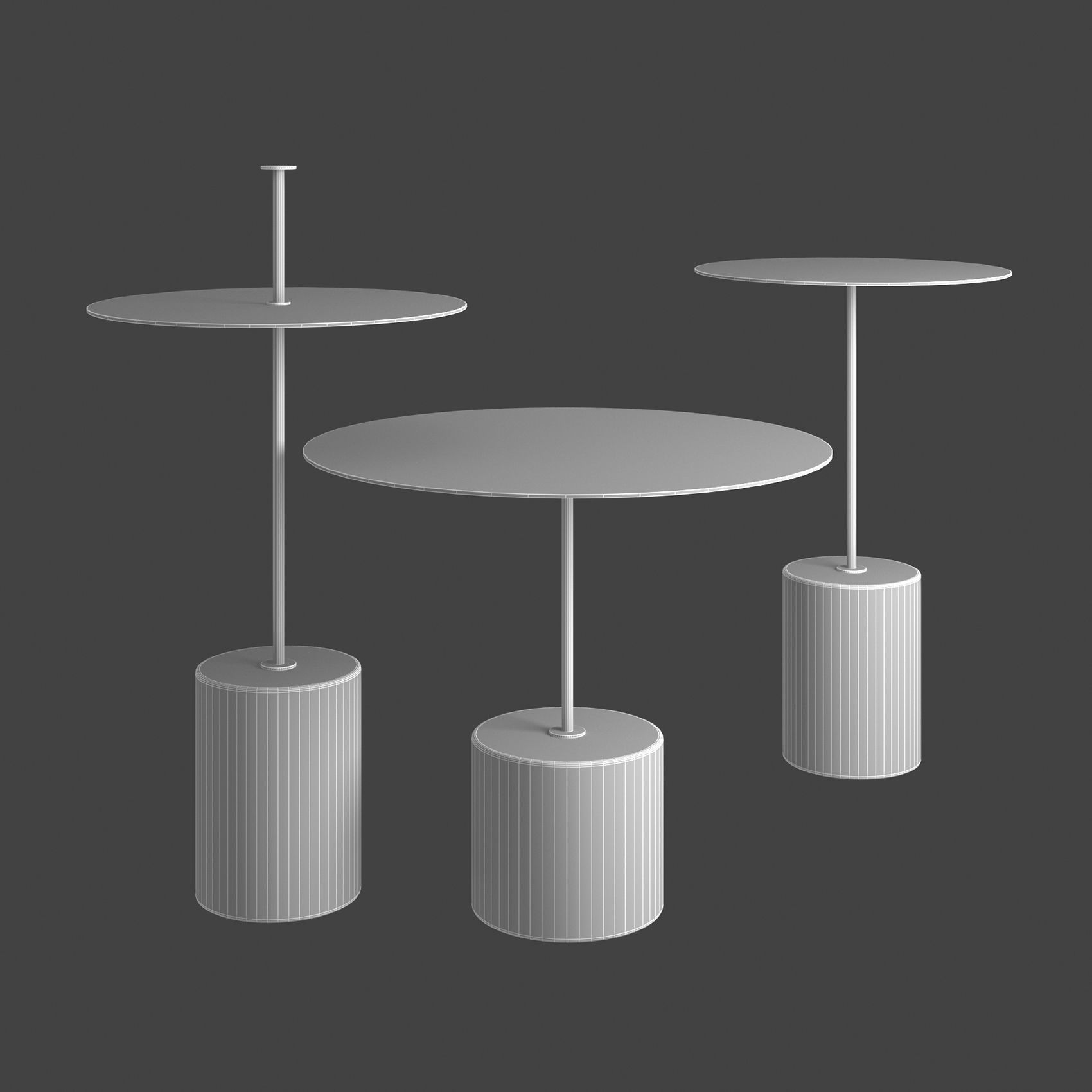 Wendelbo Calibre Tables 3D model_1