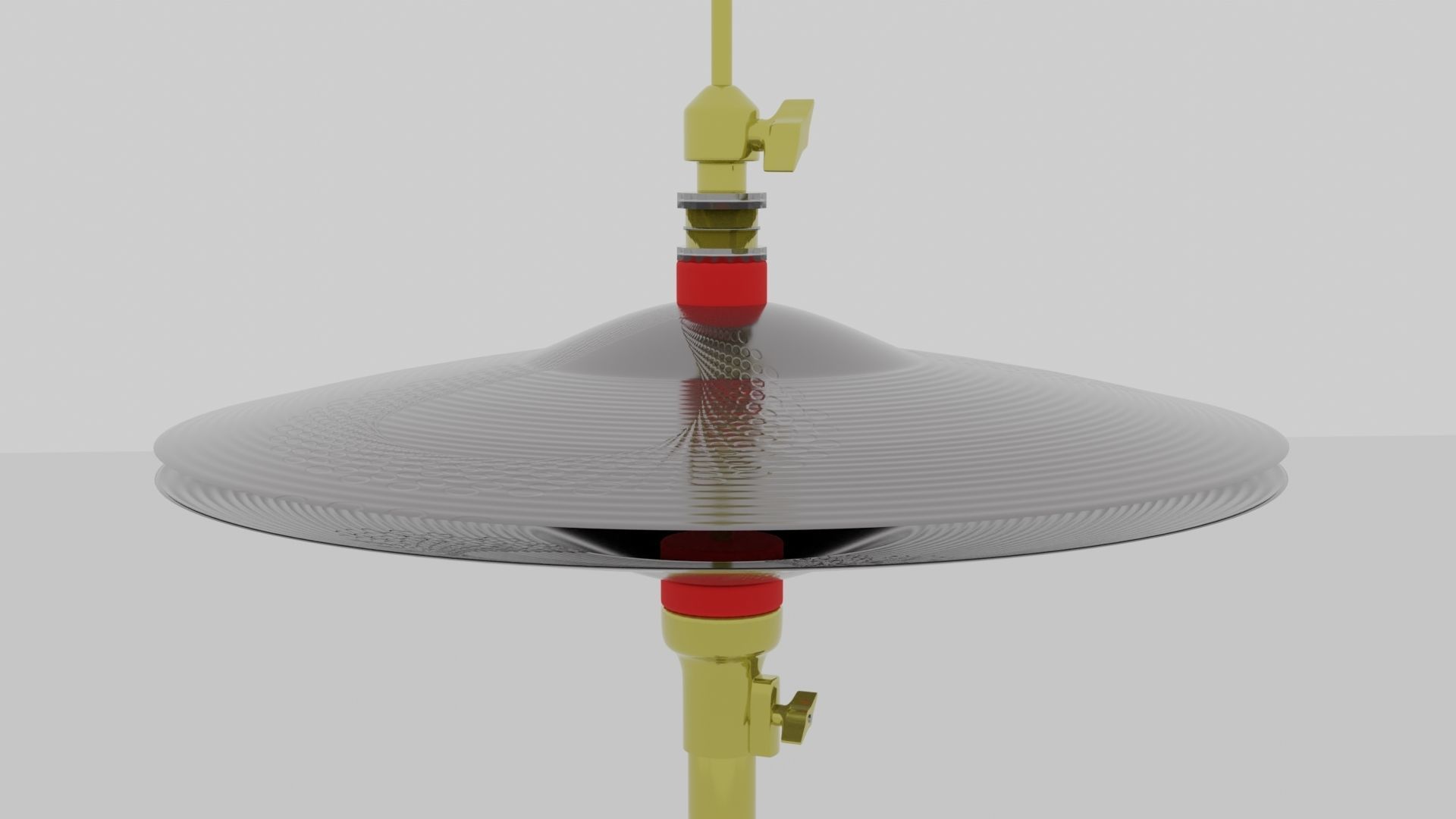 Symbal Hi Hat 3D model_4