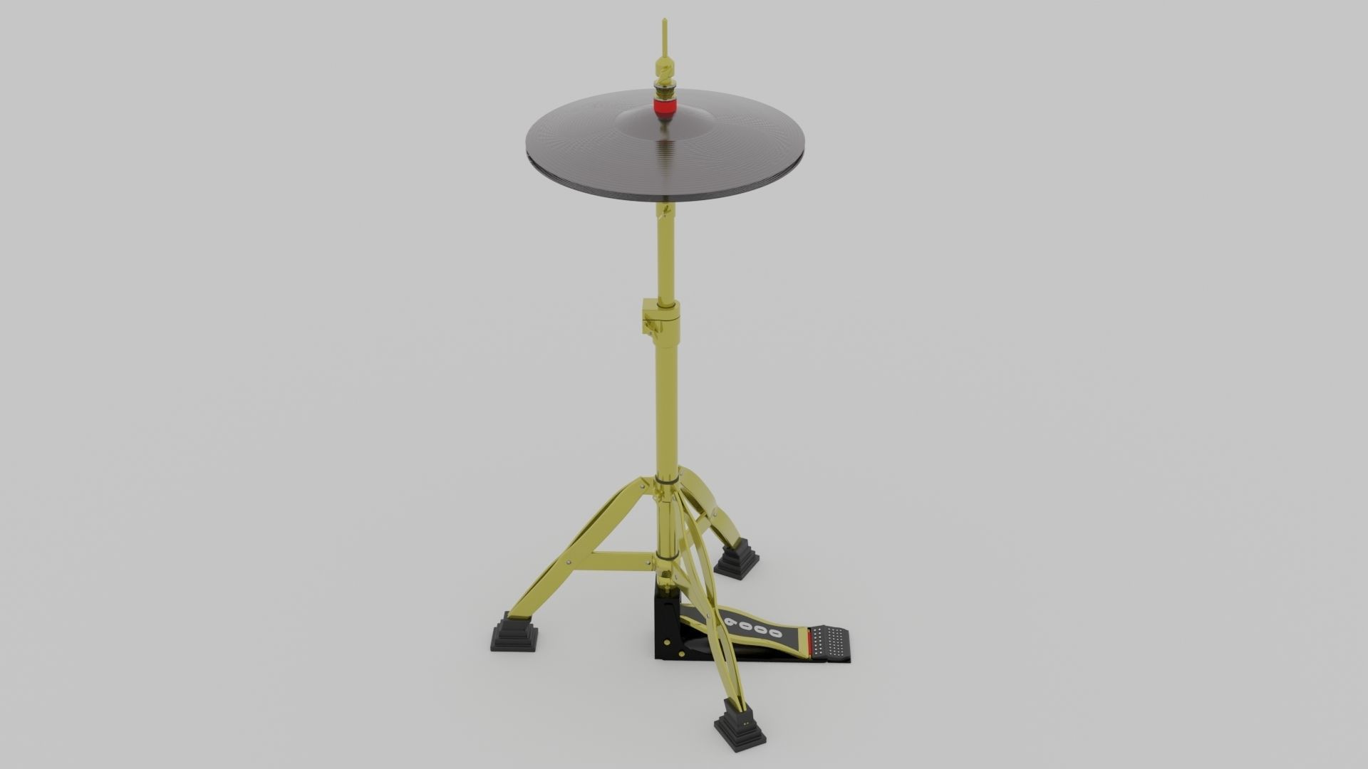 Symbal Hi Hat 3D model_1