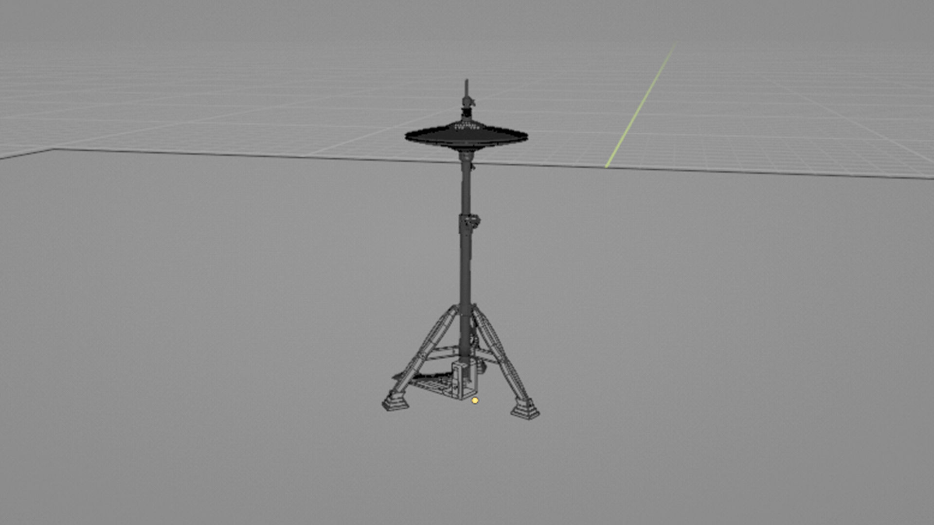 Symbal Hi Hat 3D model_5