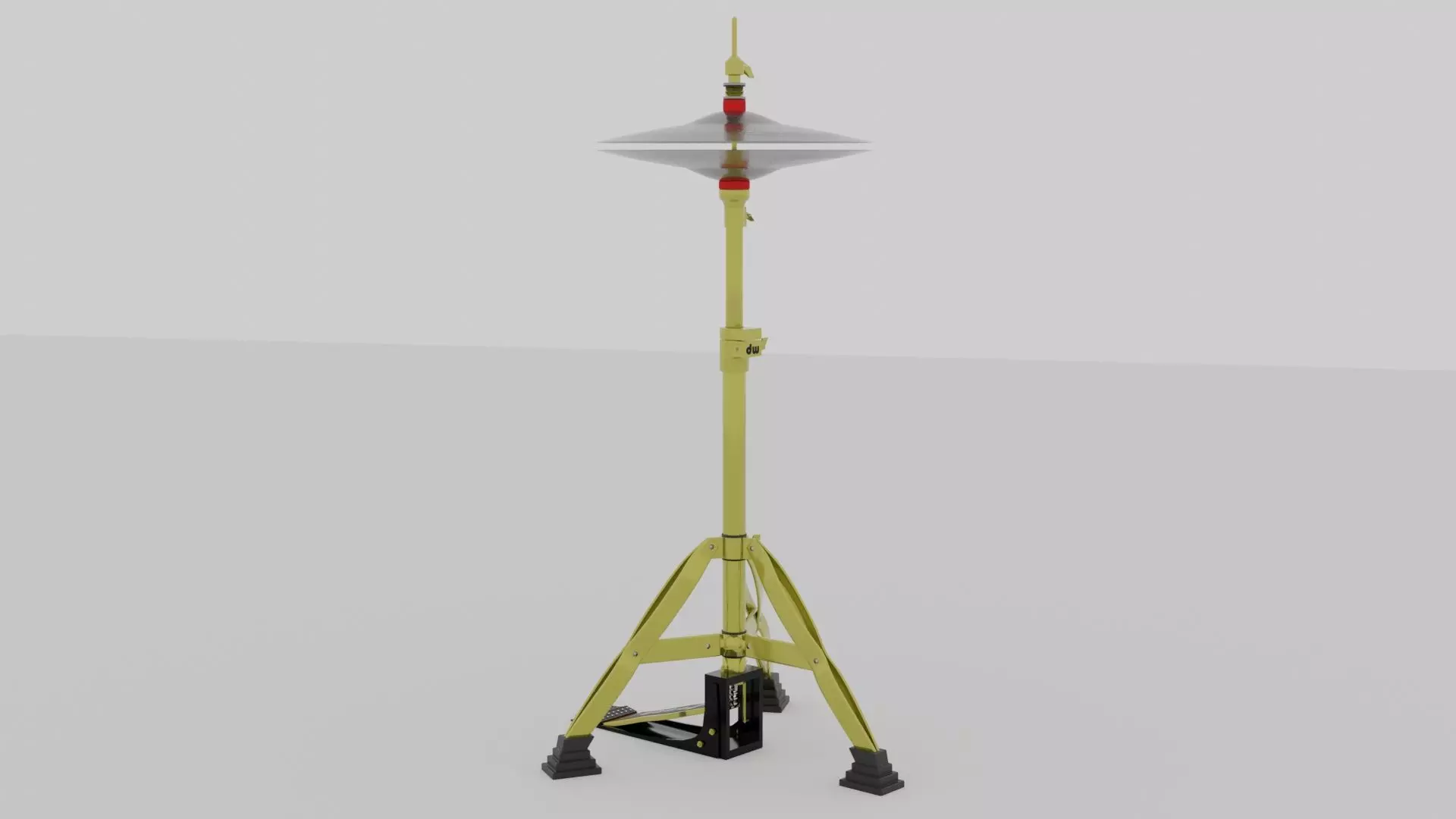 Symbal Hi Hat 3D model_0
