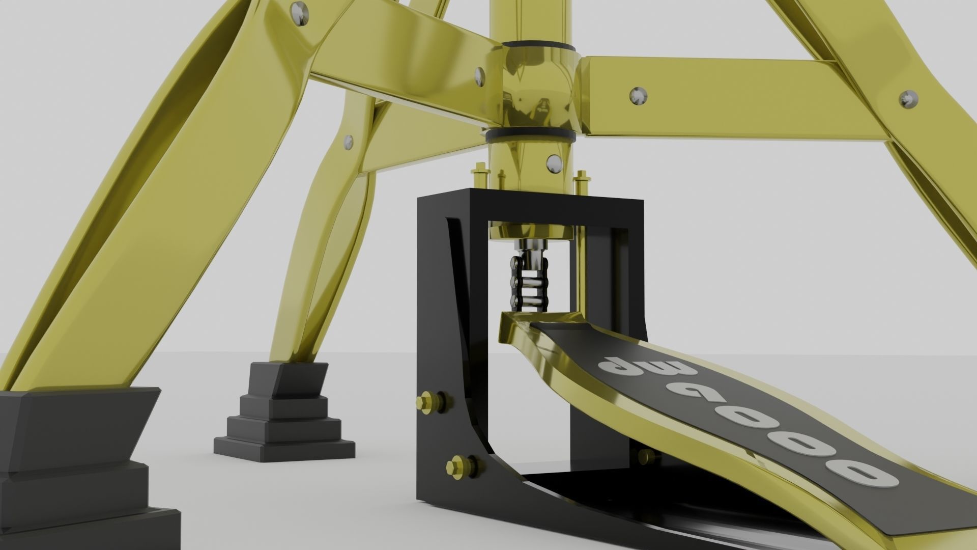 Symbal Hi Hat 3D model_3