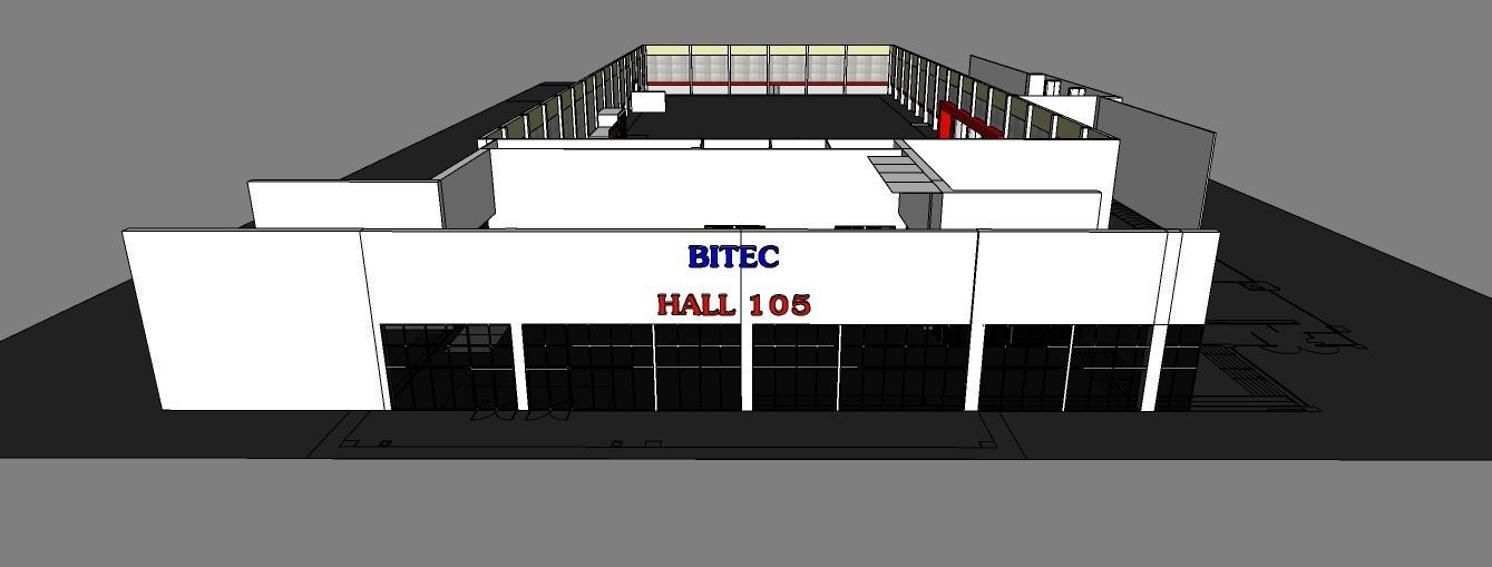 Bitec Bangna Hall105 3D model_1