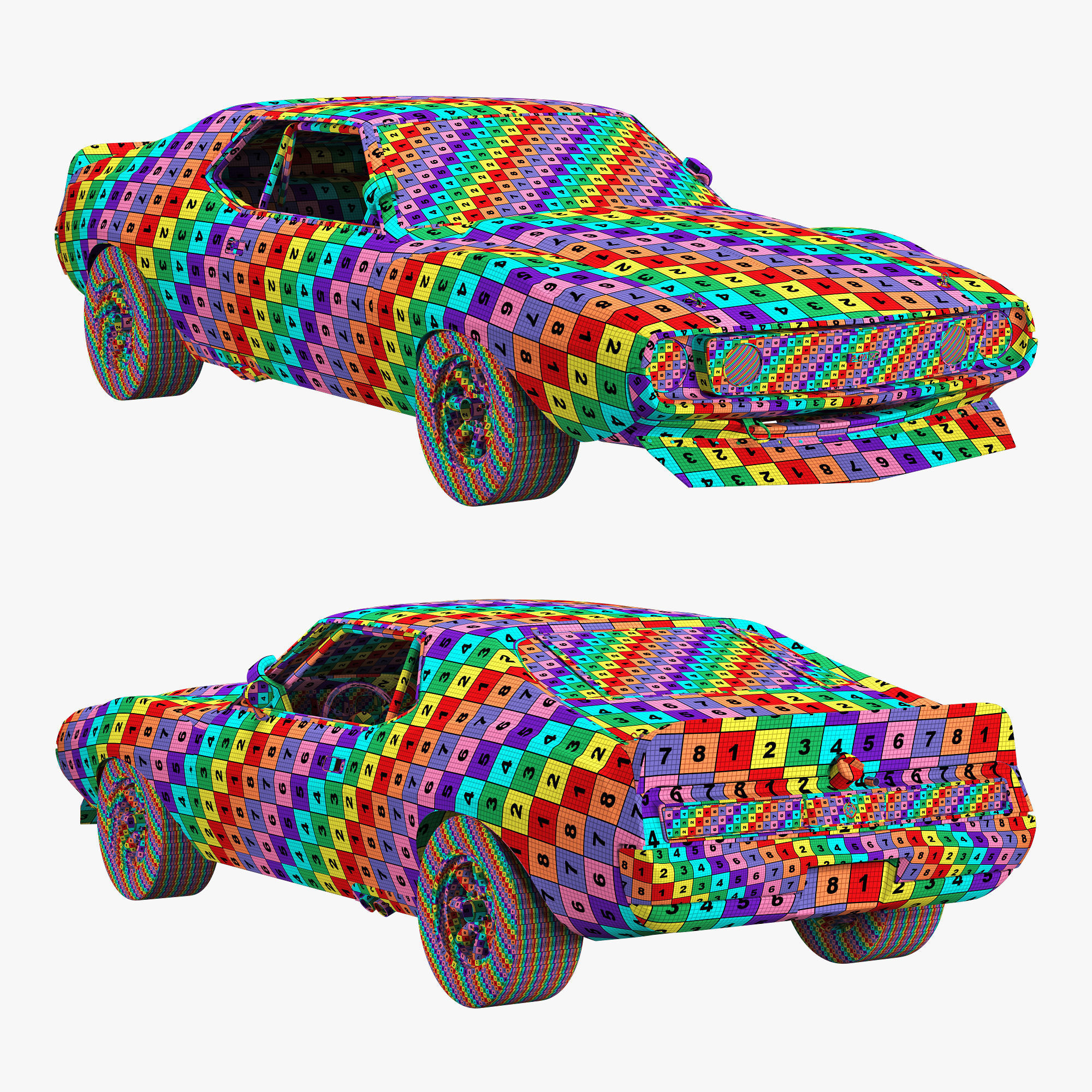 AMC javelin sunoco 3D model_19